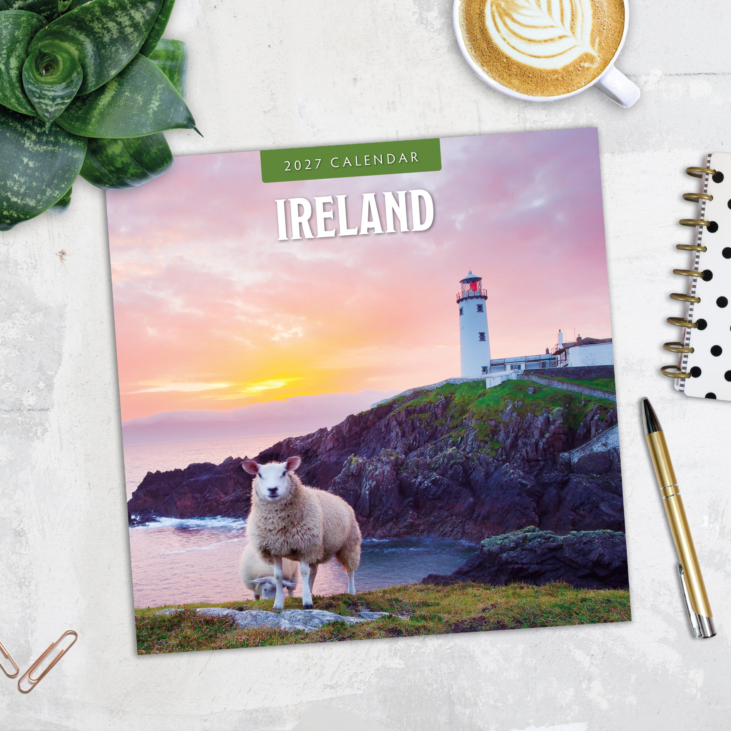 2027 Ireland - Square Wall Calendar