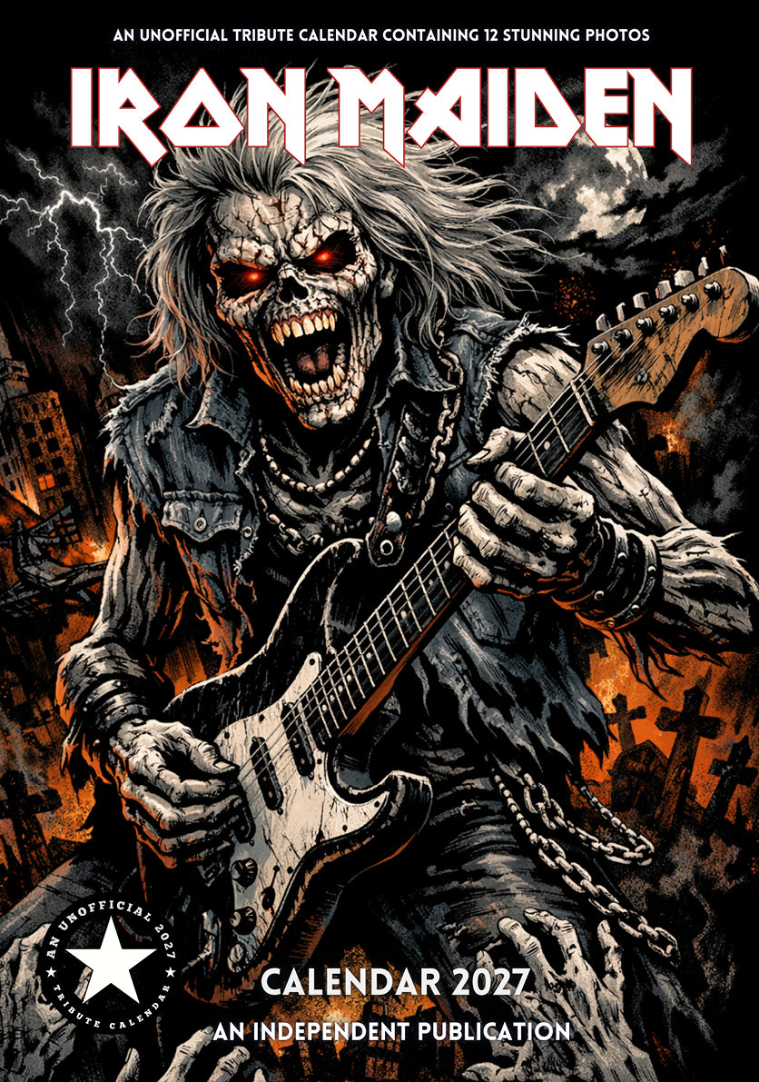 2027 Iron Maiden - A3 Wall Calendar