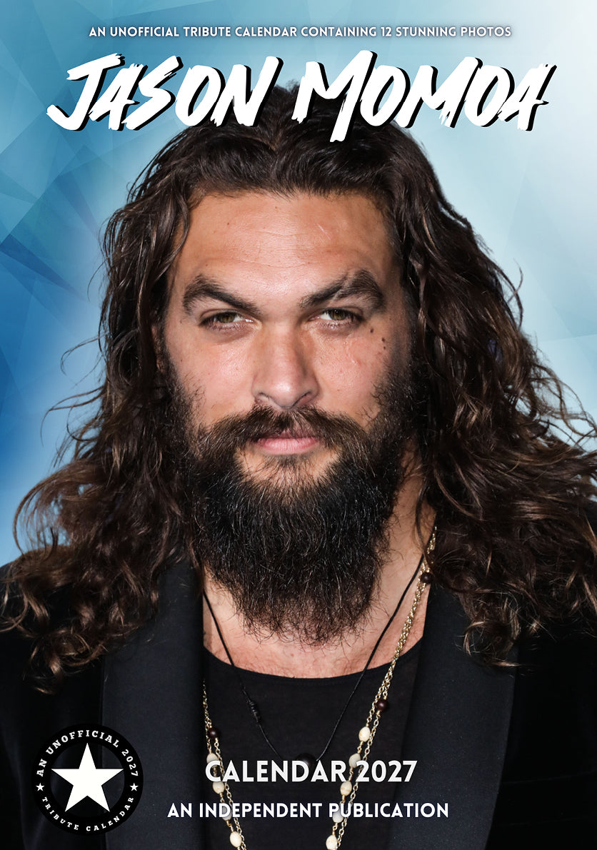 2027 Jason Momoa - A3 Wall Calendar