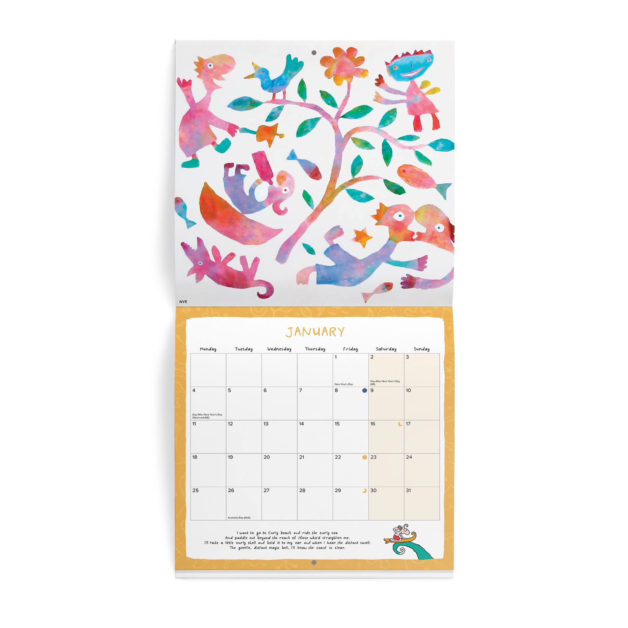 2027 Leunig by Michael Leunig - Square Wall Calendar