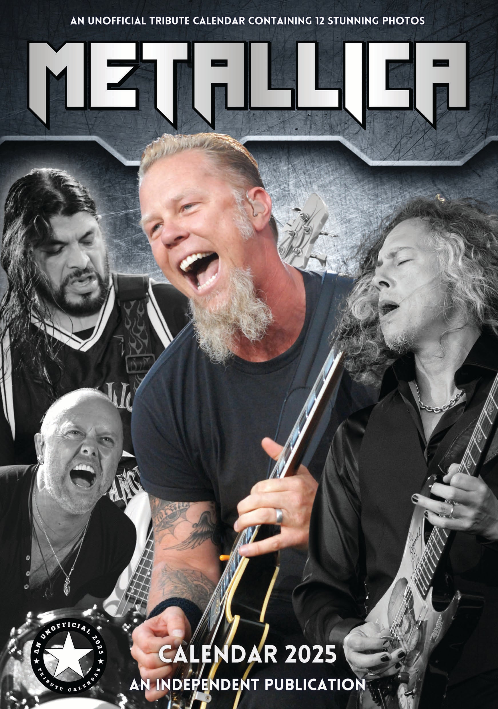 2025 Metallica A3 Wall Calendar