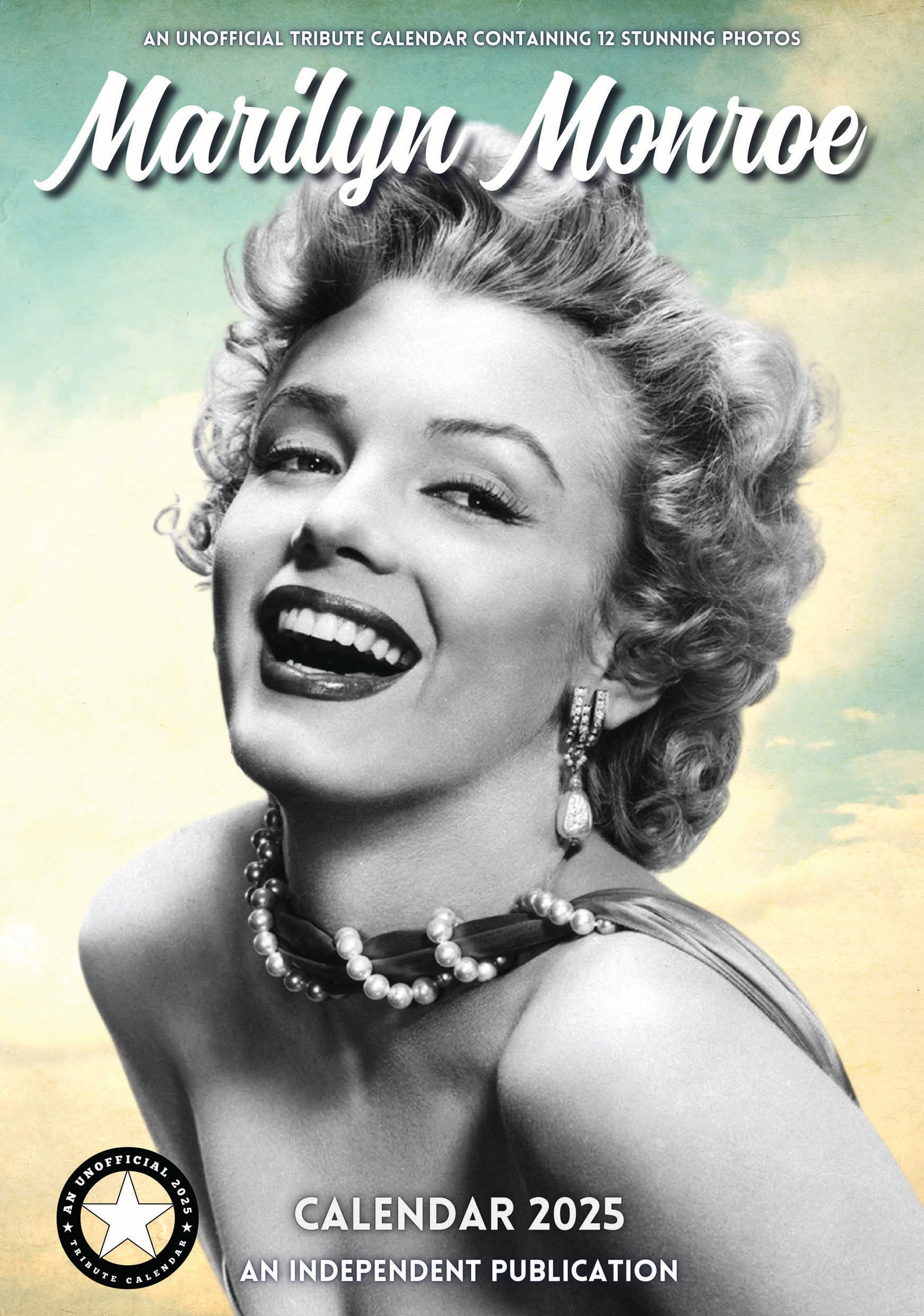 2025 Marilyn Monroe A3 Wall Calendar