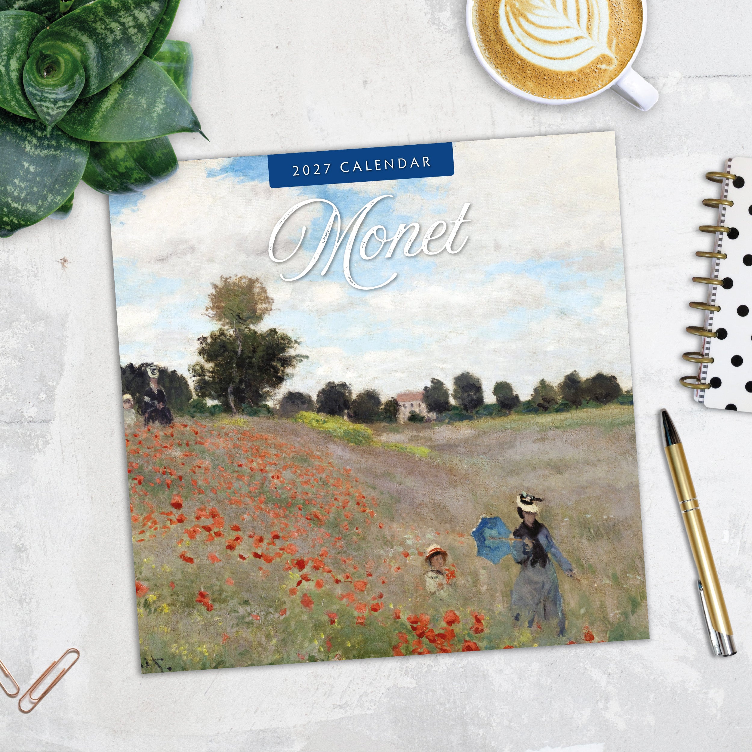 2027 Monet - Square Wall Calendar
