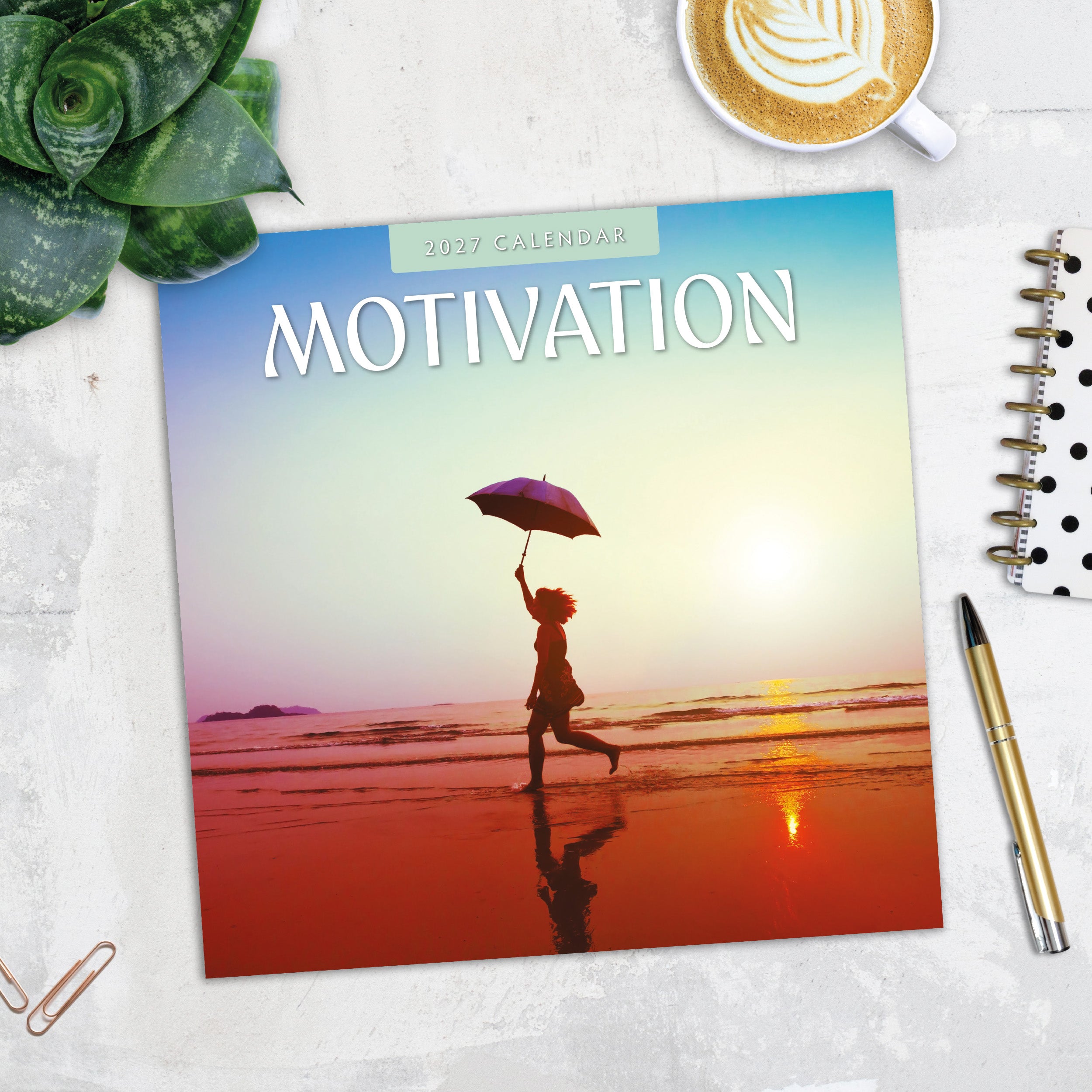 2027 Motivation - Square Wall Calendar
