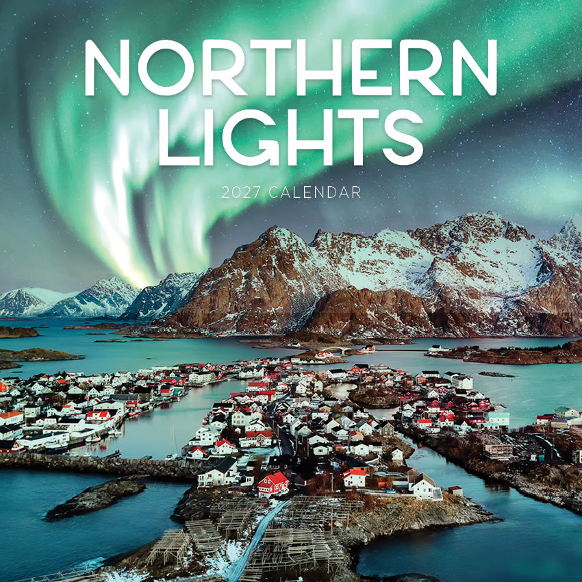 2027 Northern Lights - Square Wall Calendar