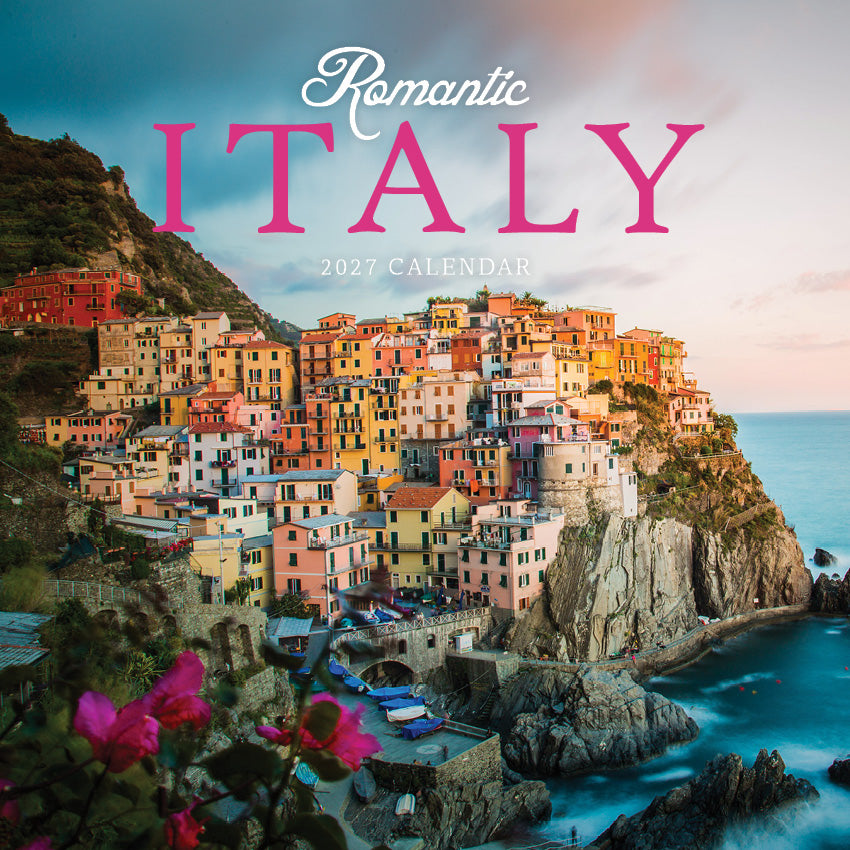 2027 Romantic Italy - Square Wall Calendar
