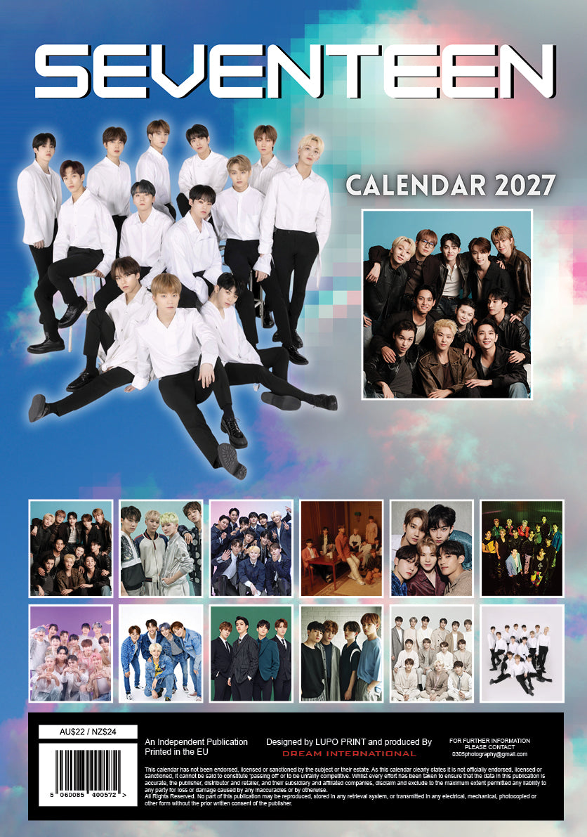 2027 SEVENTEEN - A3 Wall Calendar