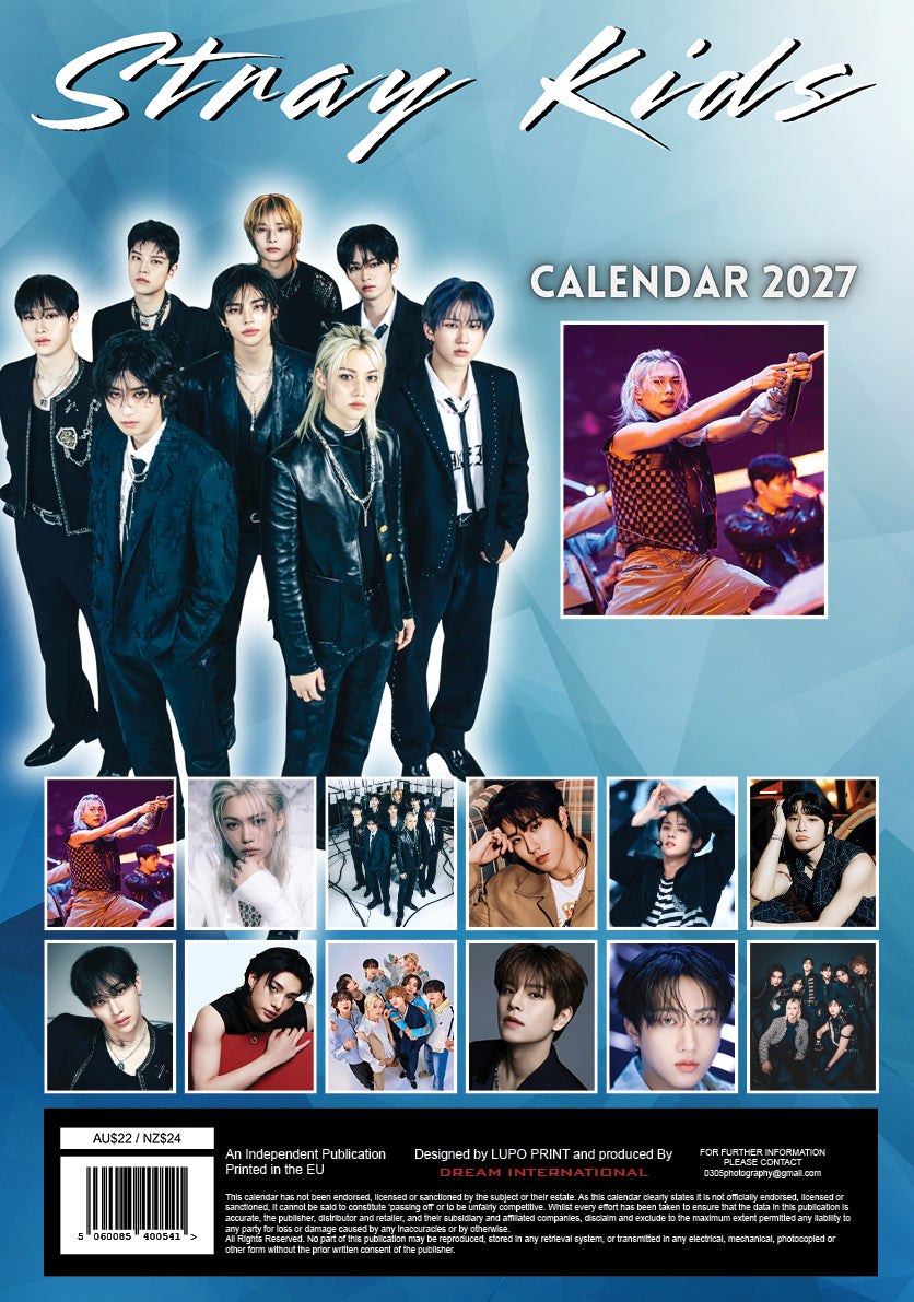 2027 Stray Kids - A3 Wall Calendar
