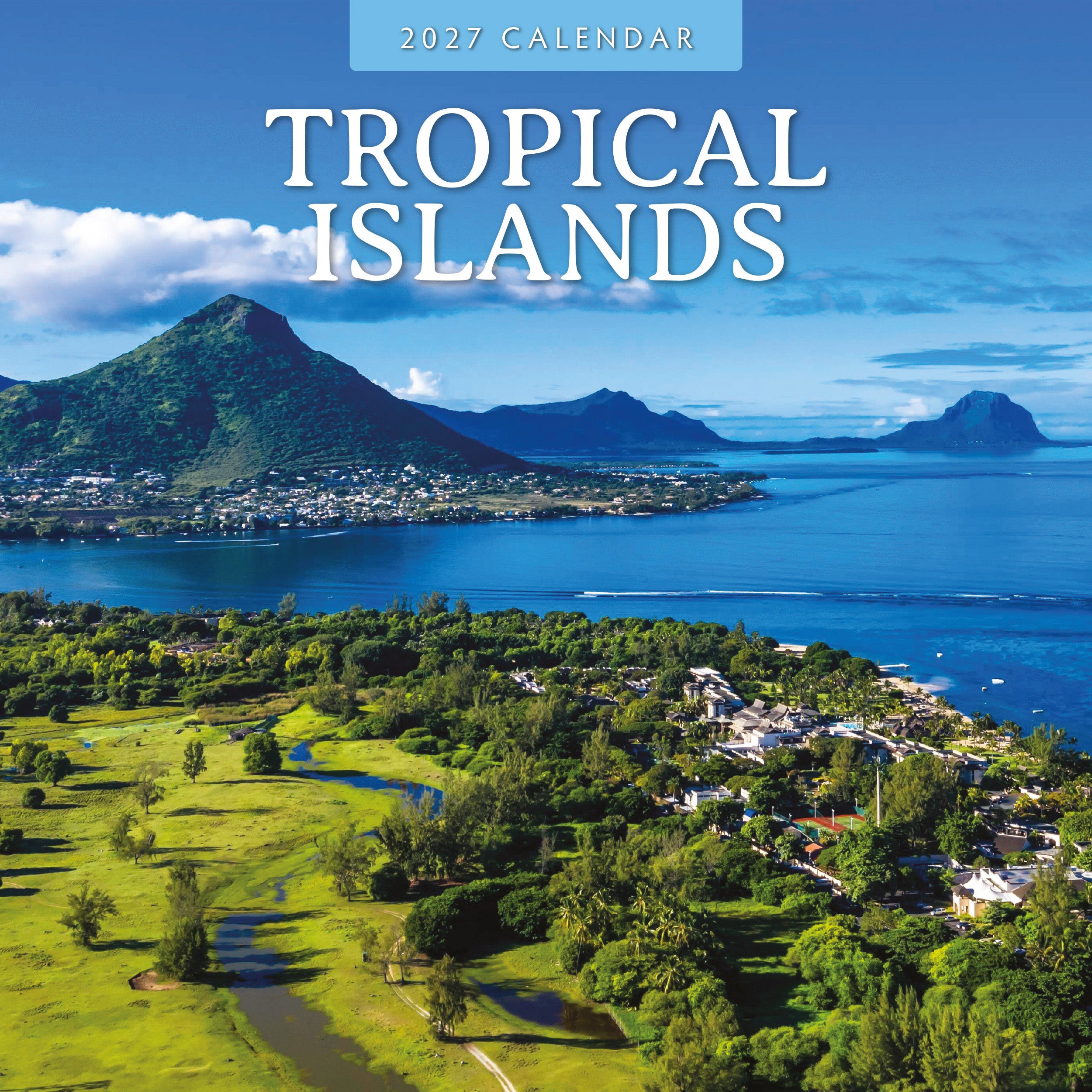 2027 Tropical Islands - Square Wall Calendar