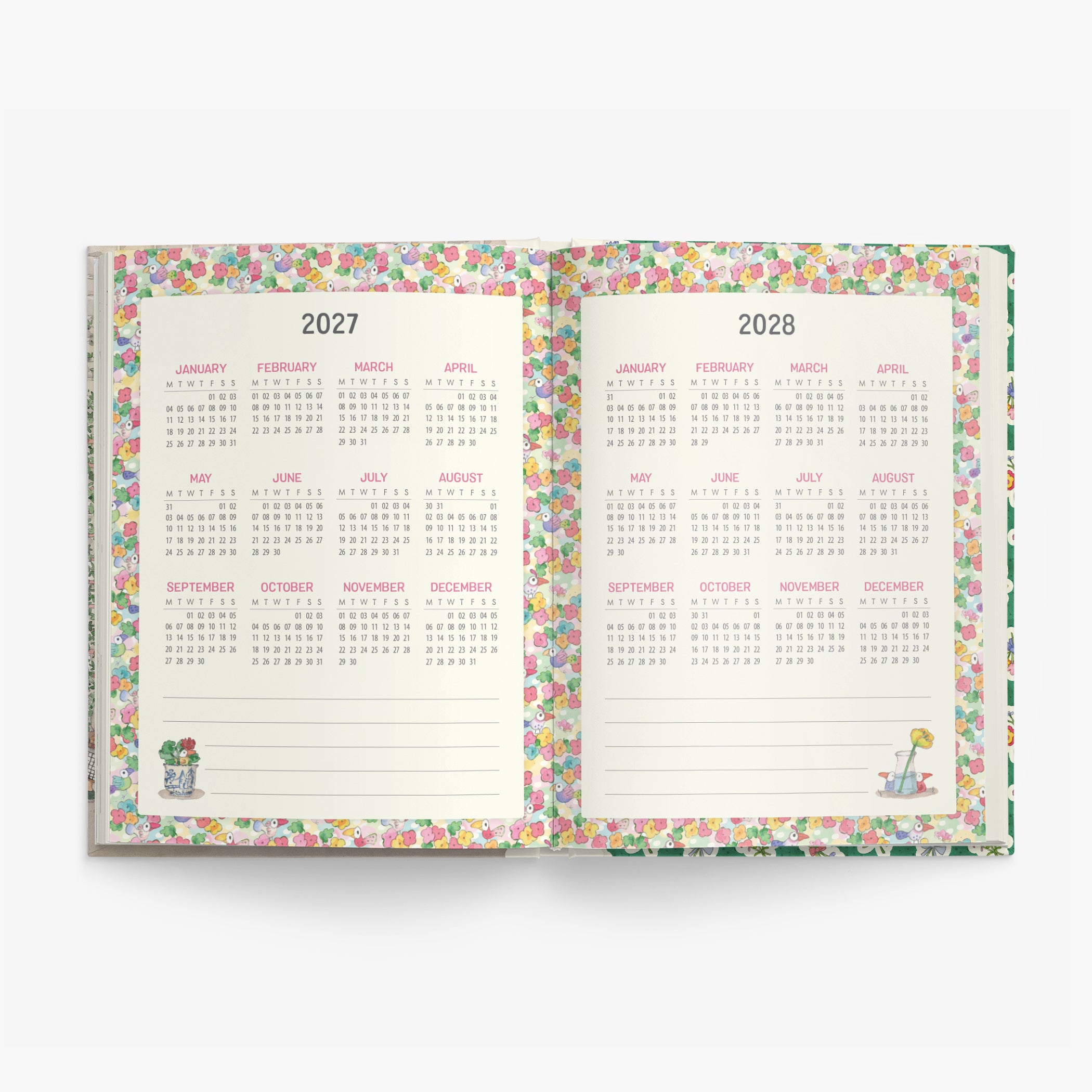 2027 Twigseeds - Weekly & Monyhly Diary/Planner
