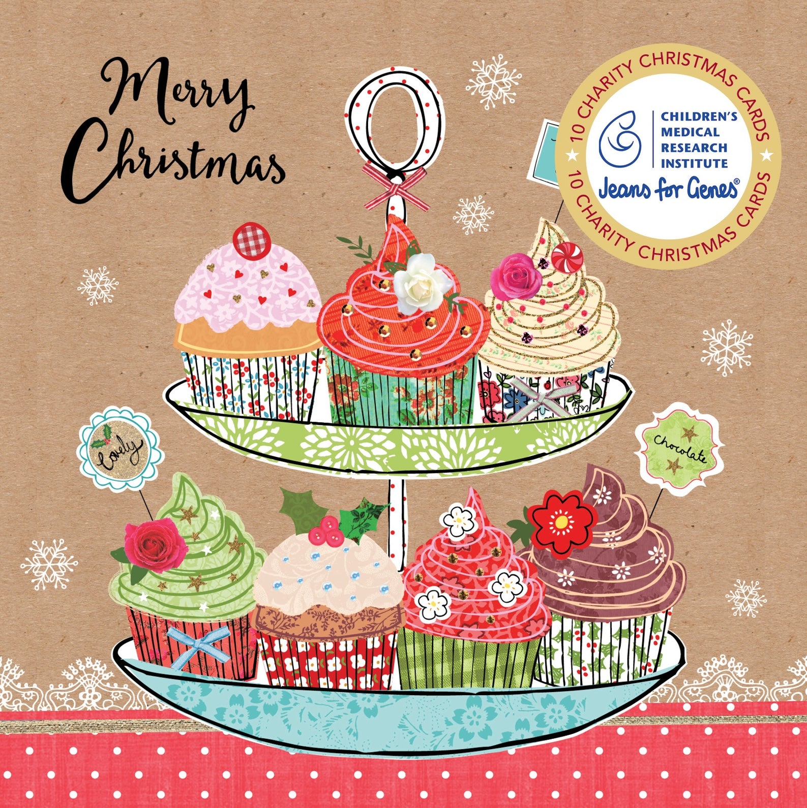 CMRI - Festive Treats - 10 Charity Christmas Cards Pack