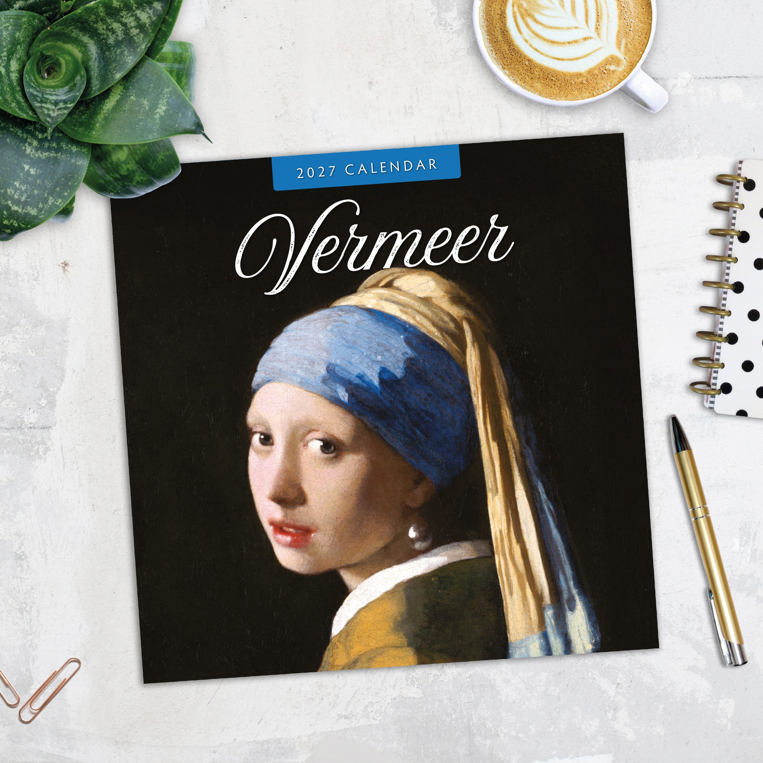 2027 Vermeer - Square Wall Calendar