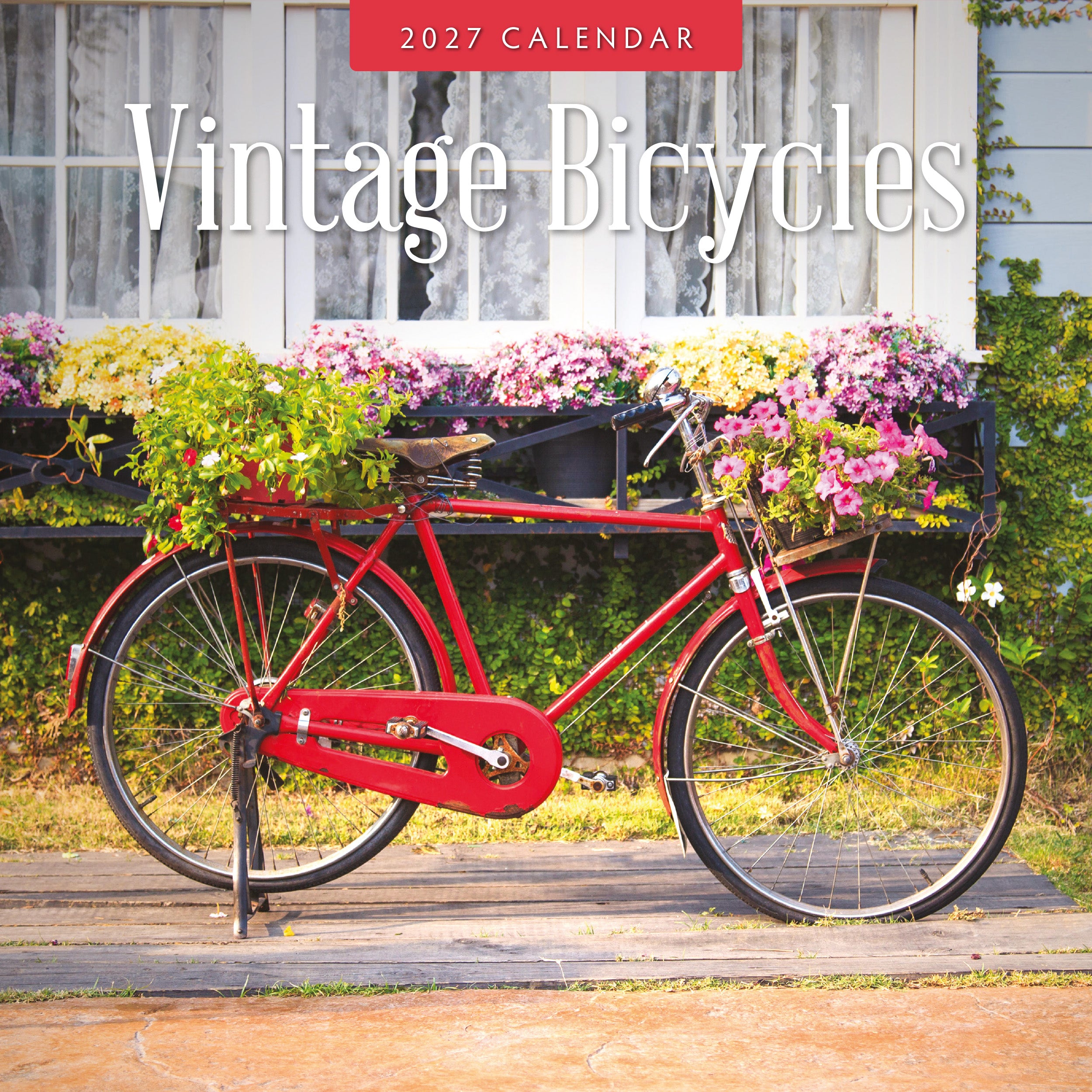 2027 Vintage Bicycles - Square Wall Calendar