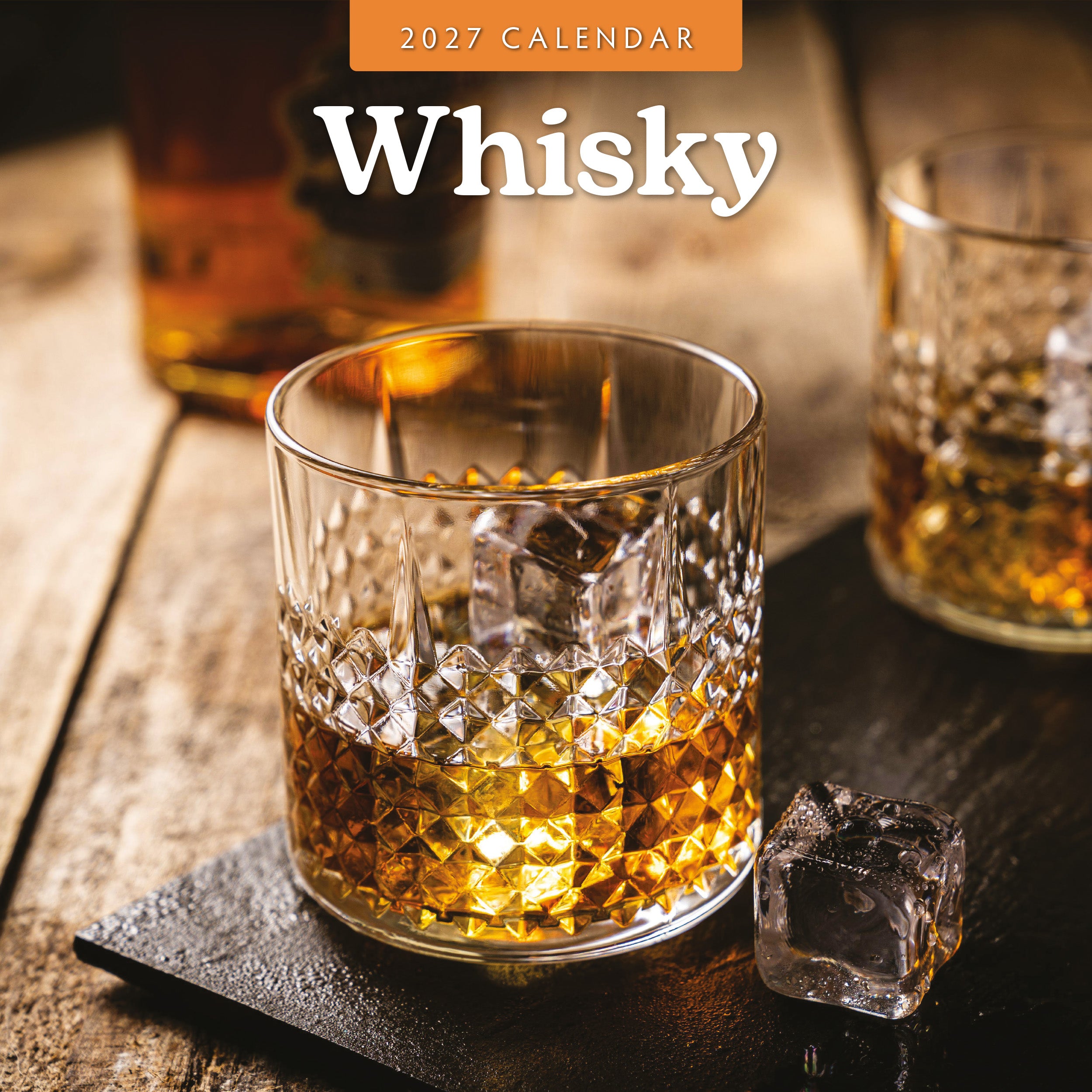 2027 Whisky - Square Wall Calendar