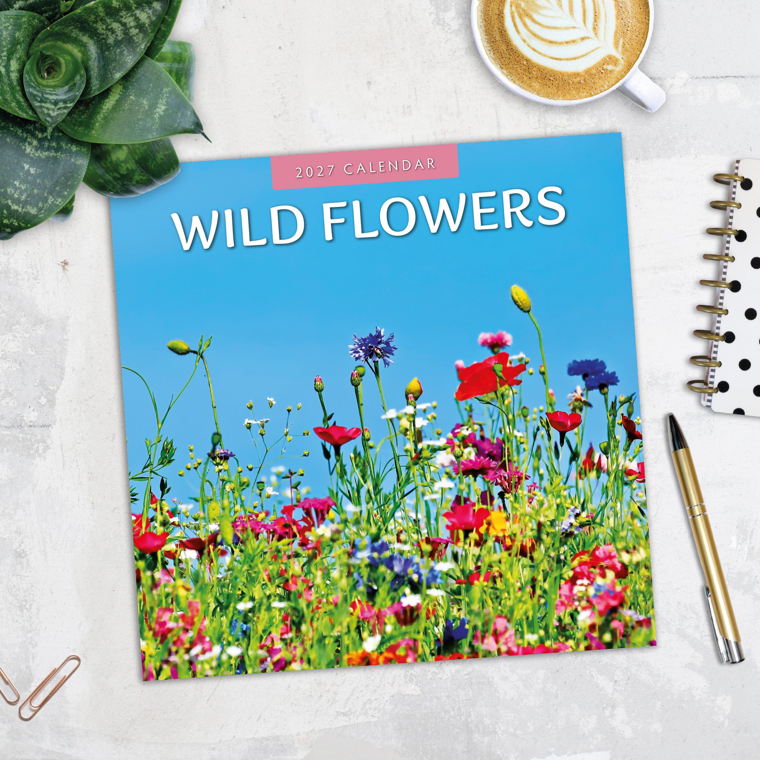 2027 Wild Flowers - Square Wall Calendar