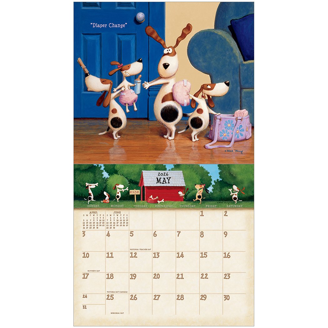 2026 Legacy A Dog's Life - Deluxe Wall Calendar