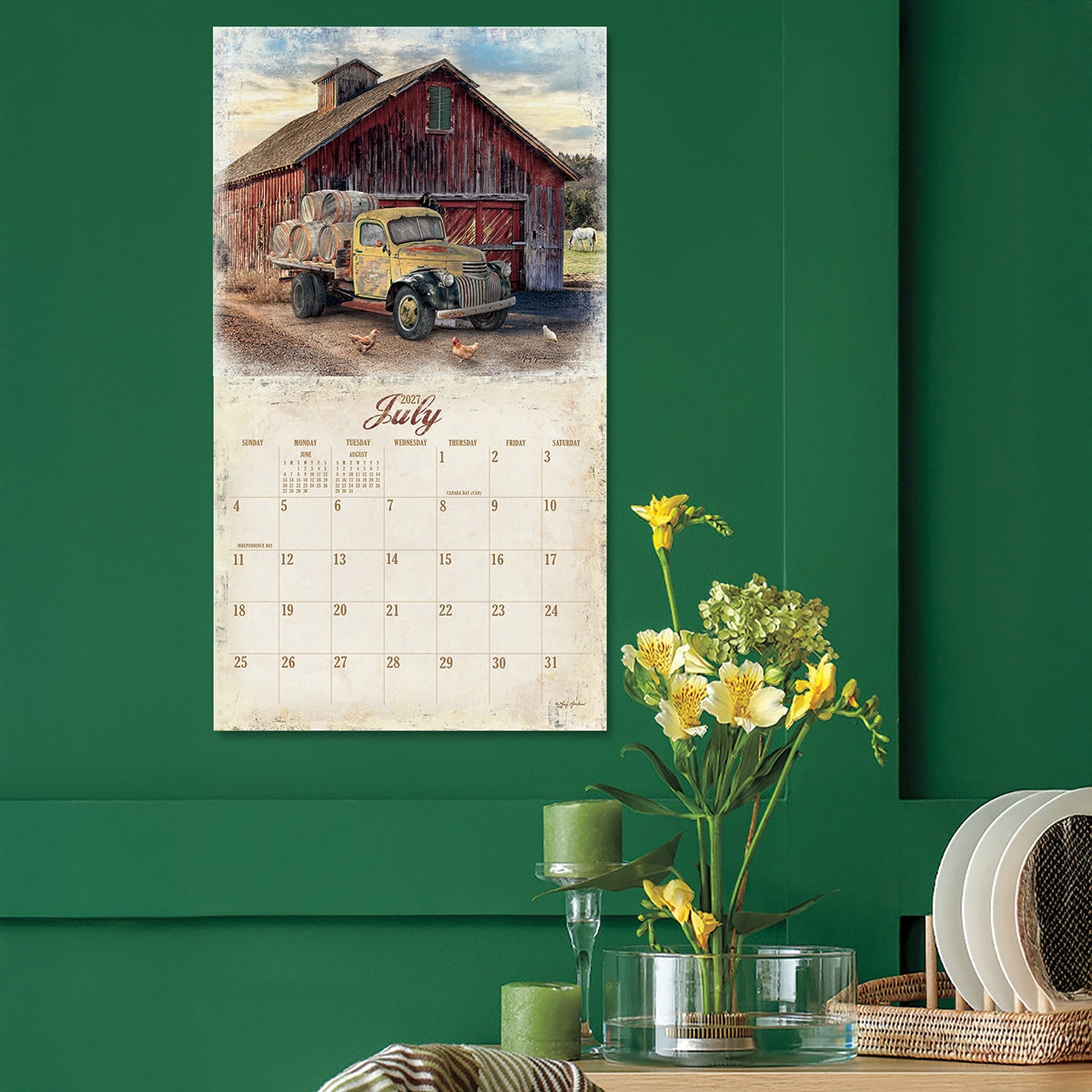 2027 Heartland - Deluxe Wall Calendar by Terry Redlin