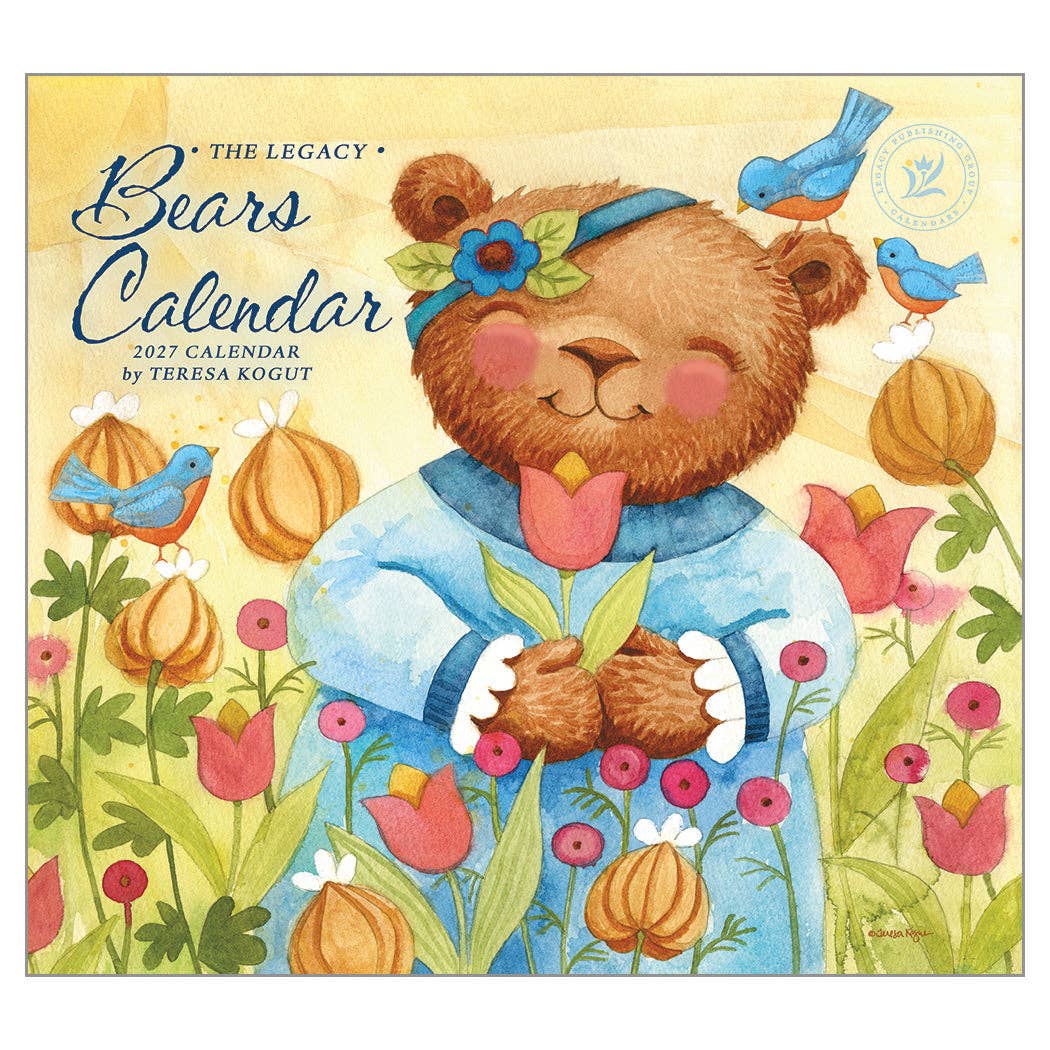 2027 Bears - Deluxe Wall Calendar 2027 Bears - Deluxe Wall Calendar