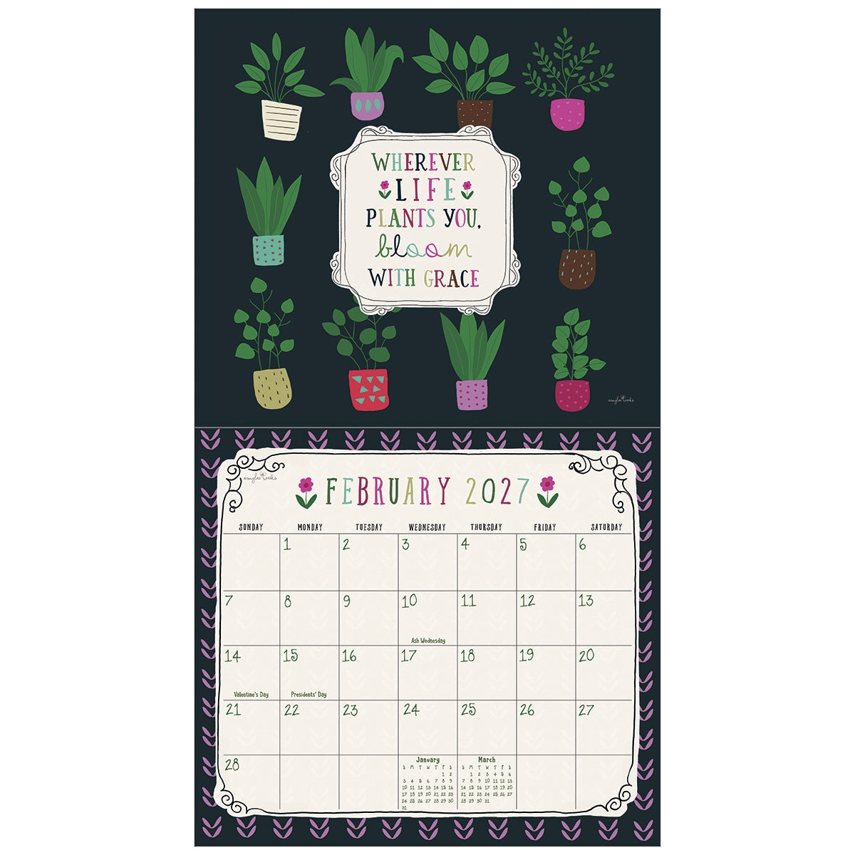 2027 Just Dig It - Deluxe Wall Calendar by Melanie Mikecz
