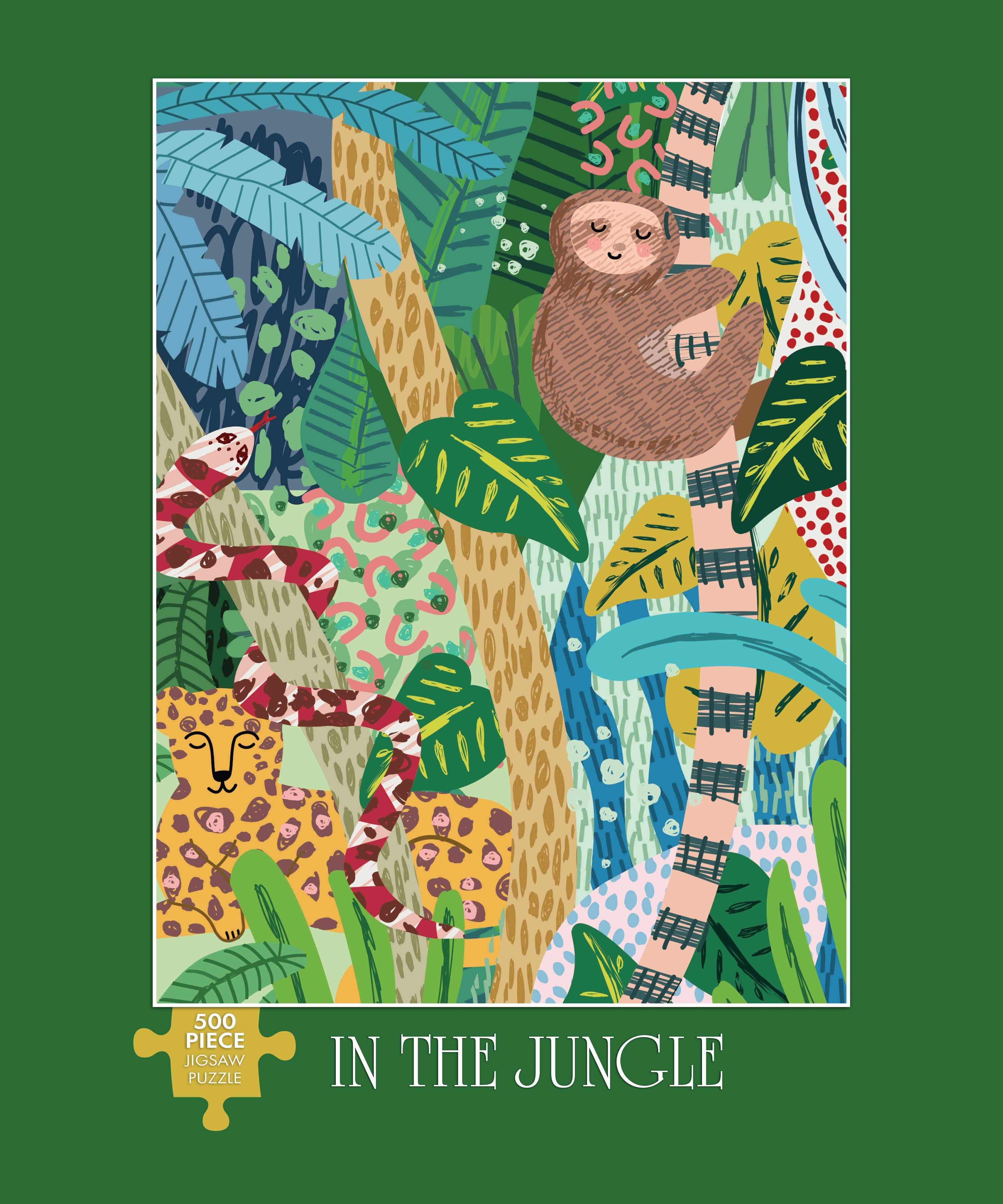In The Jungle 500 Piece - Jigsaw Puzzle