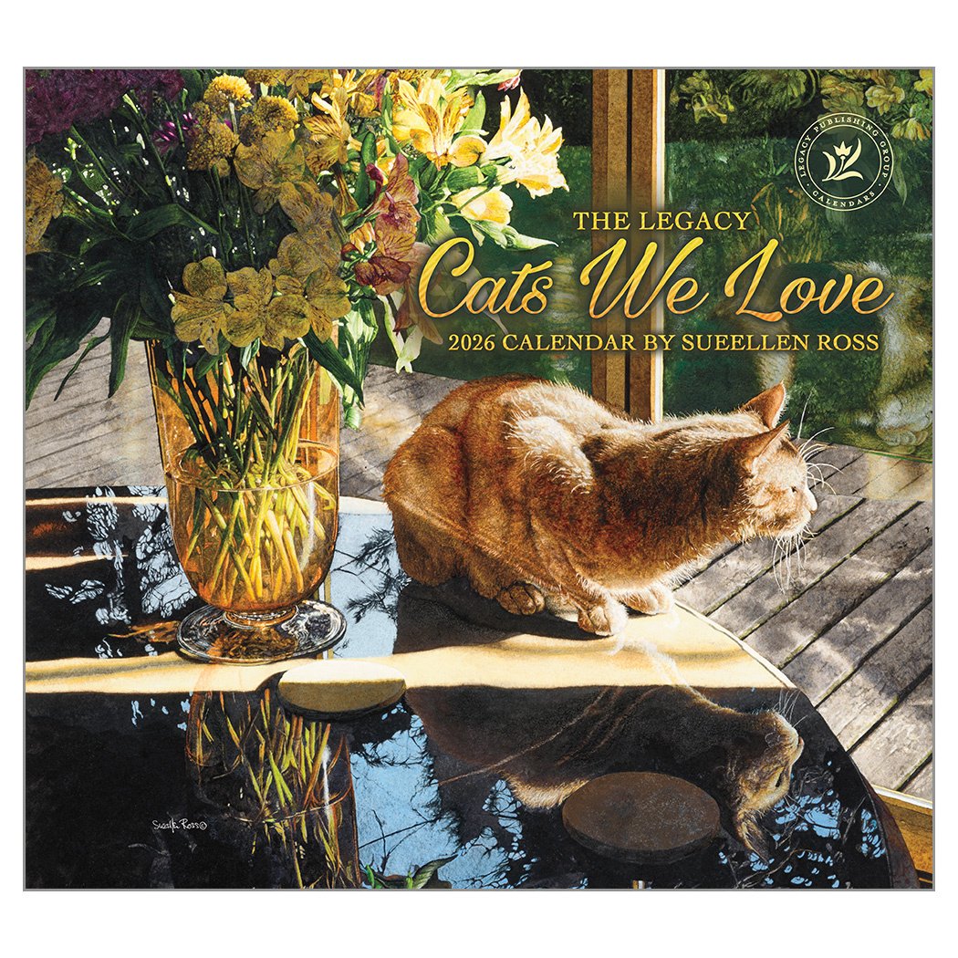 2026 Legacy Cats We Love - Deluxe Wall Calendar