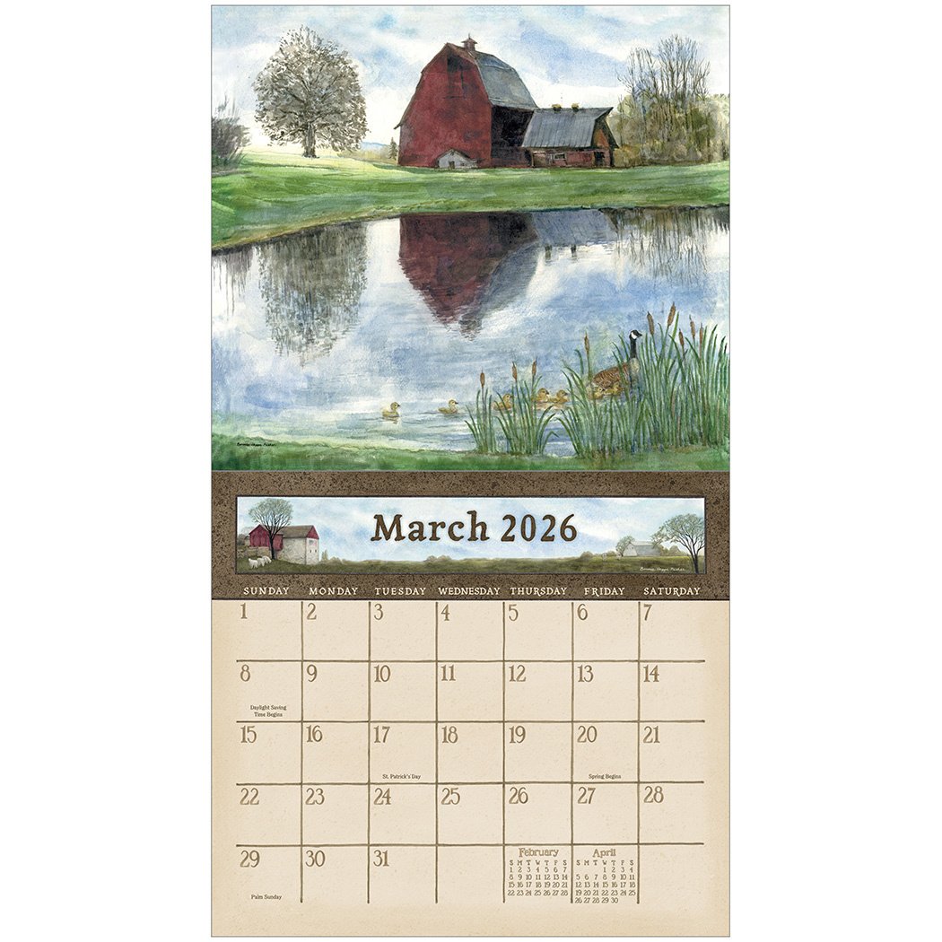 2026 Legacy Country Path - Deluxe Wall Calendar