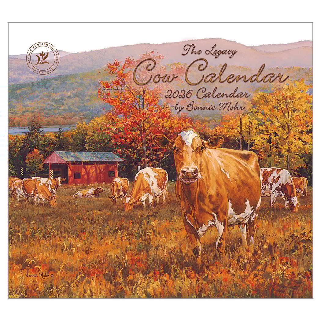 2026 Legacy Cow Calendar - Deluxe Wall Calendar