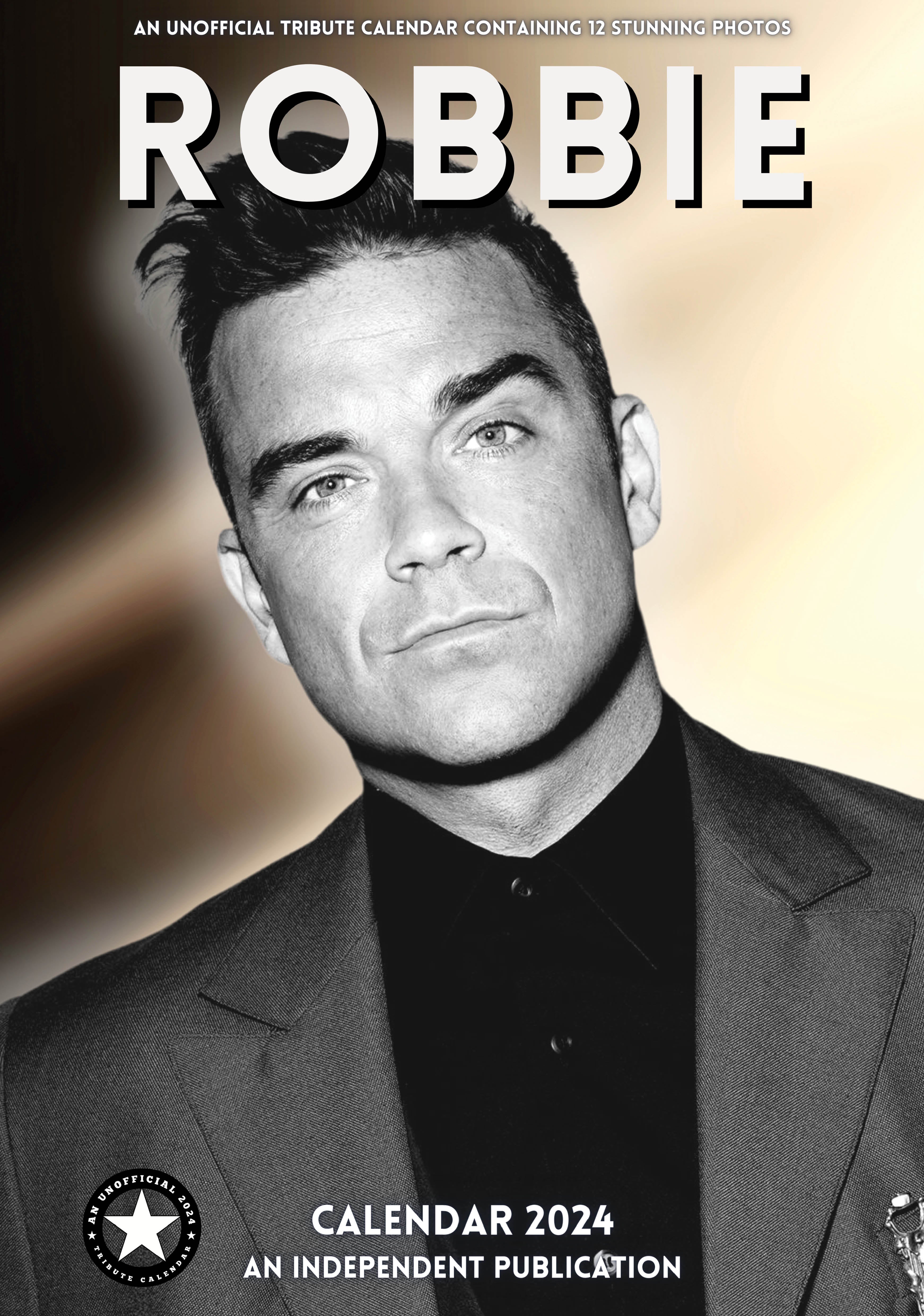 2024 Robbie Williams A3 Wall Calendar Music Celebrities Calendars