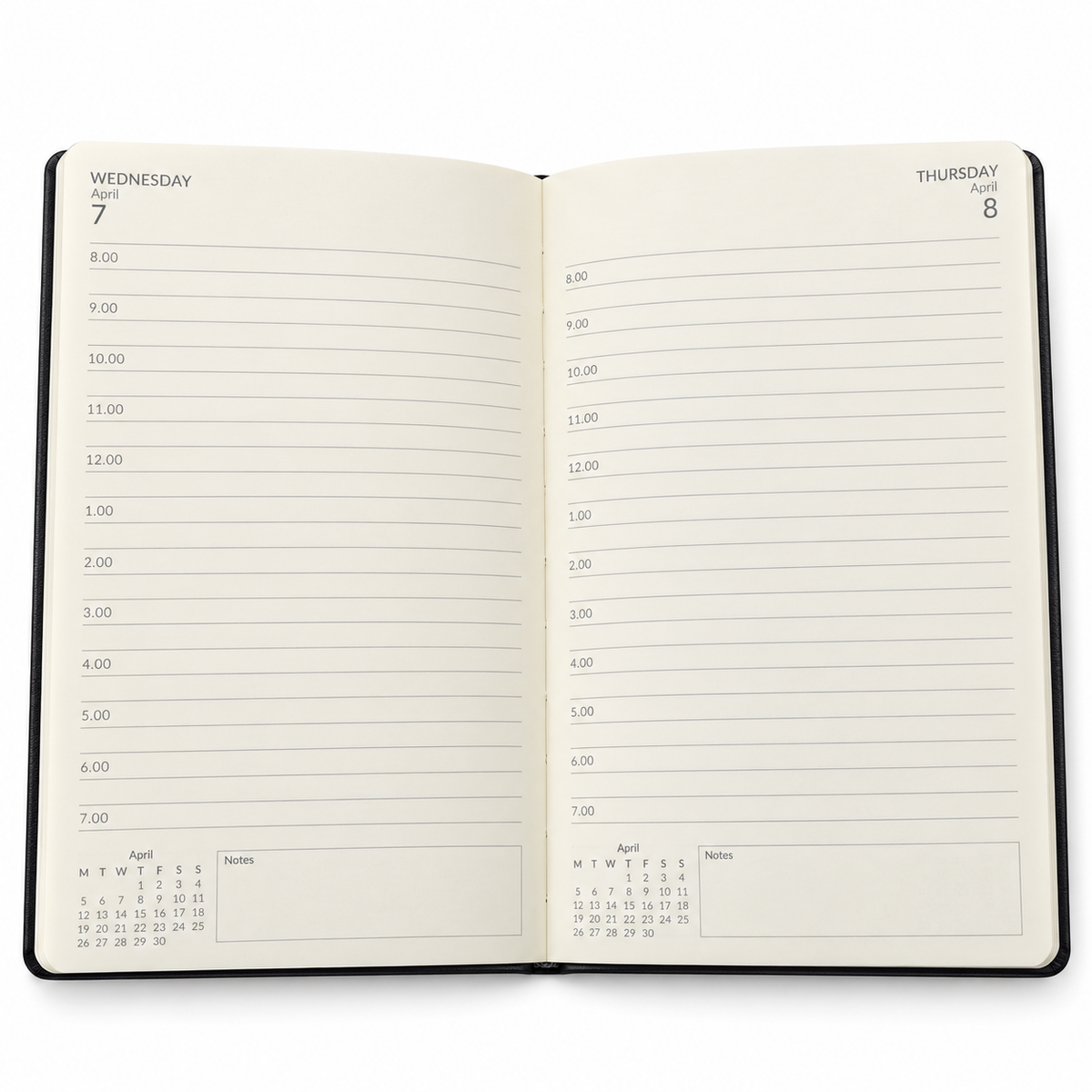 Personalised 2027 A5 Daily & Monthly Appointment Planner - Hard Cover Diary