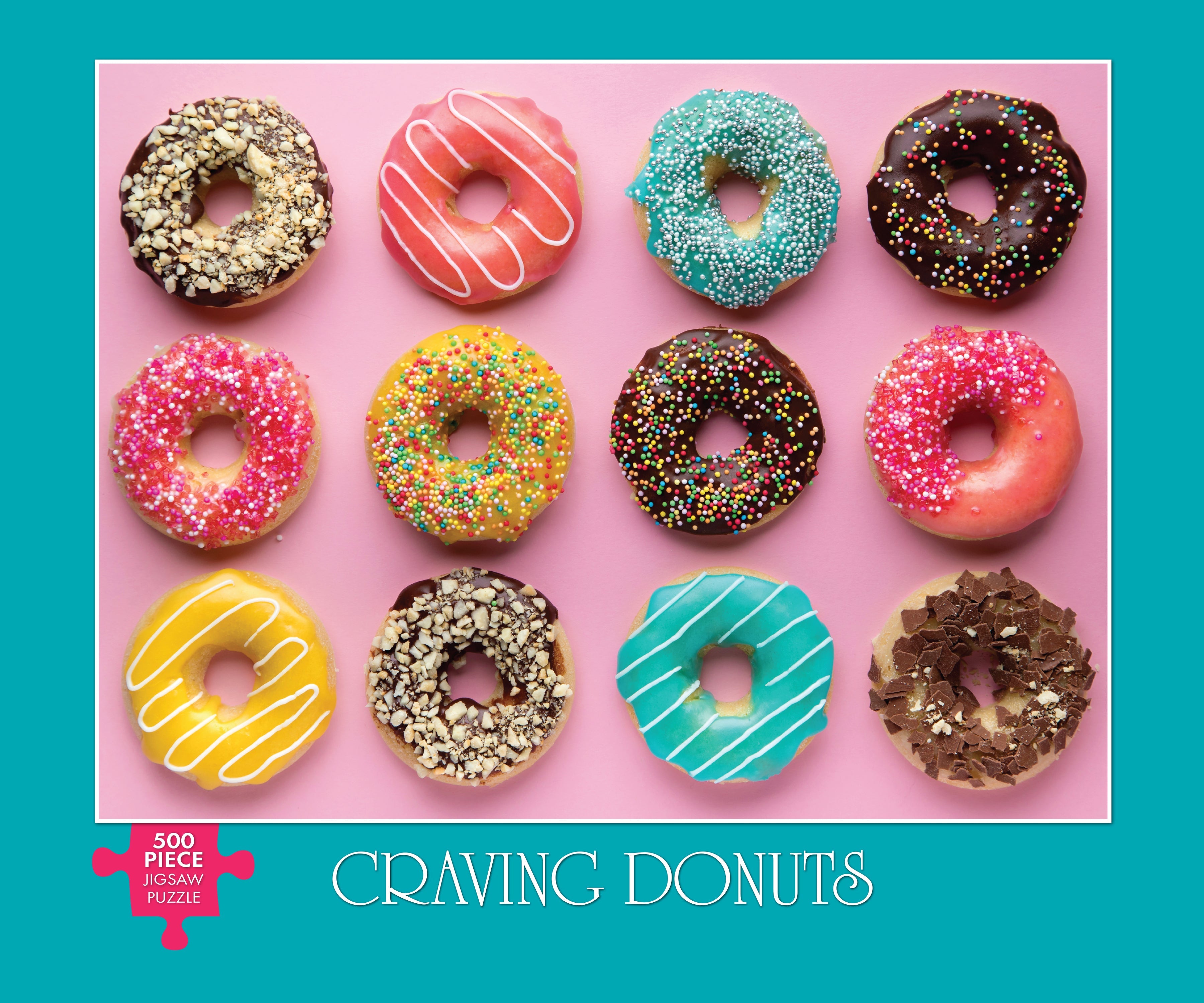 Craving Donuts 500 Piece - Jigsaw Puzzle