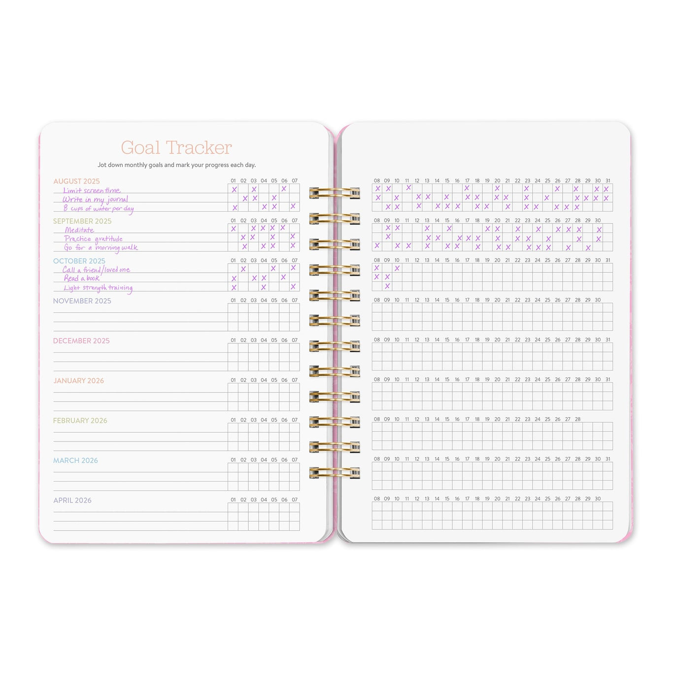 2026 Bella Flora Do It All - 17-Month Monthly & Weekly Diary/Planner