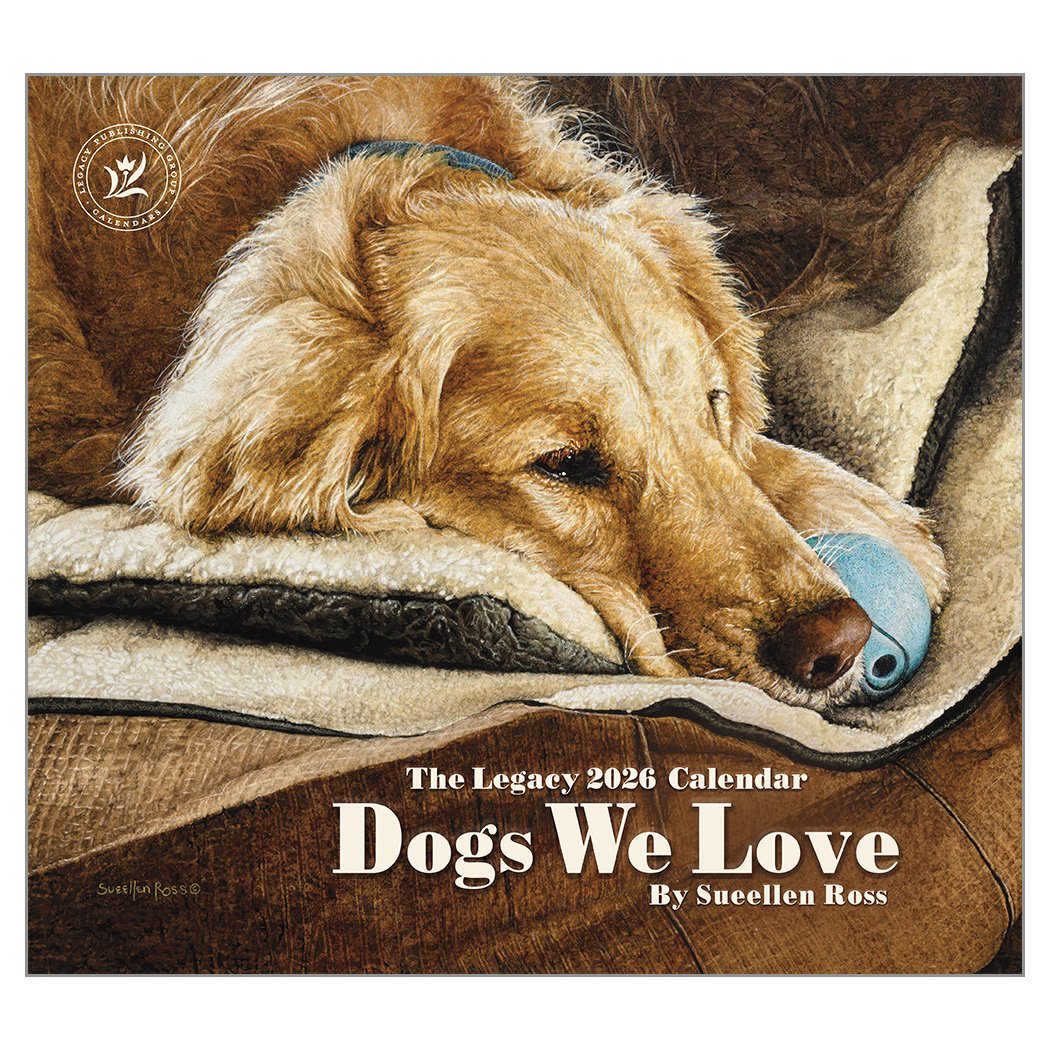 2026 Legacy Dogs We Love - Deluxe Wall Calendar