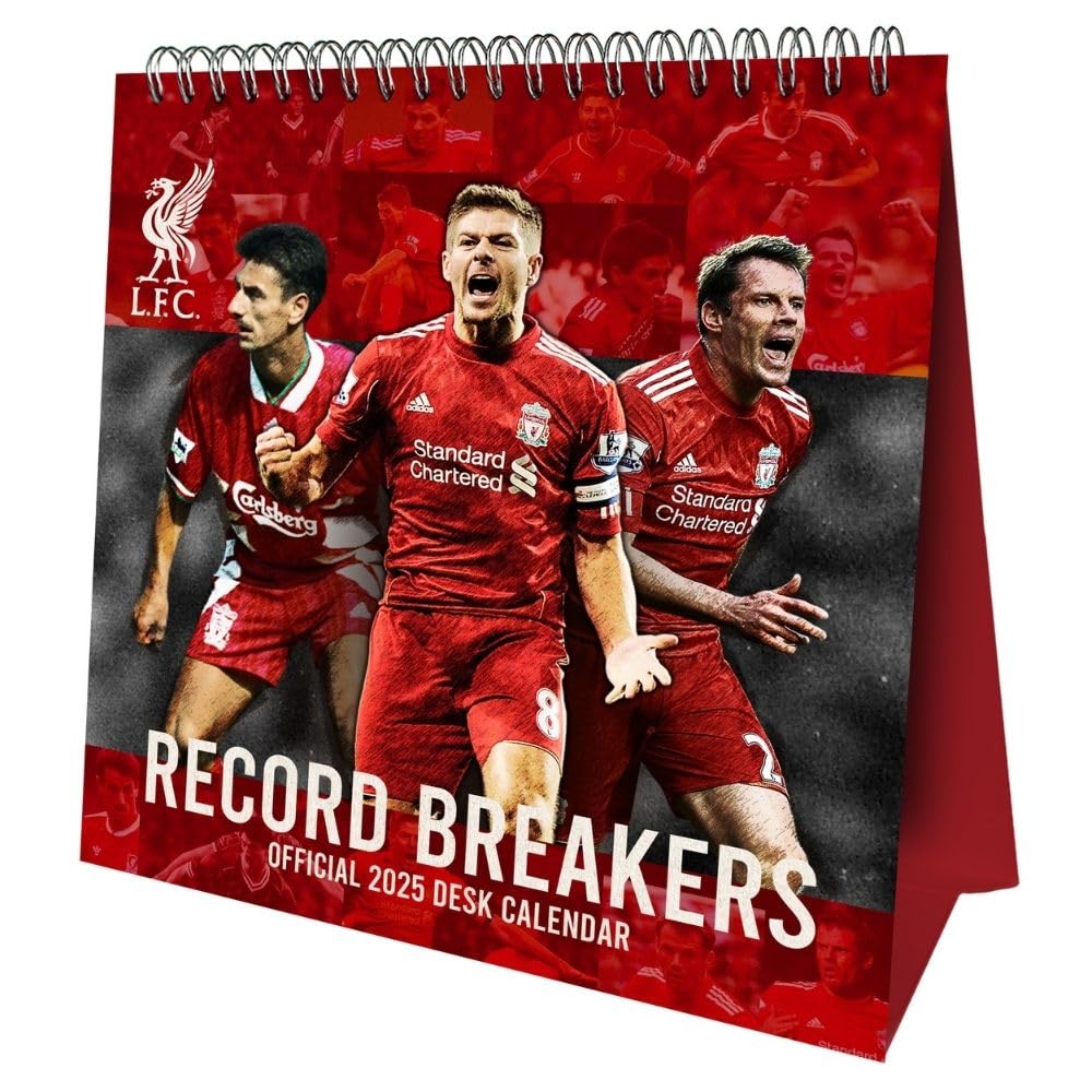 2025 Liverpool Fc Desk Easel Calendar