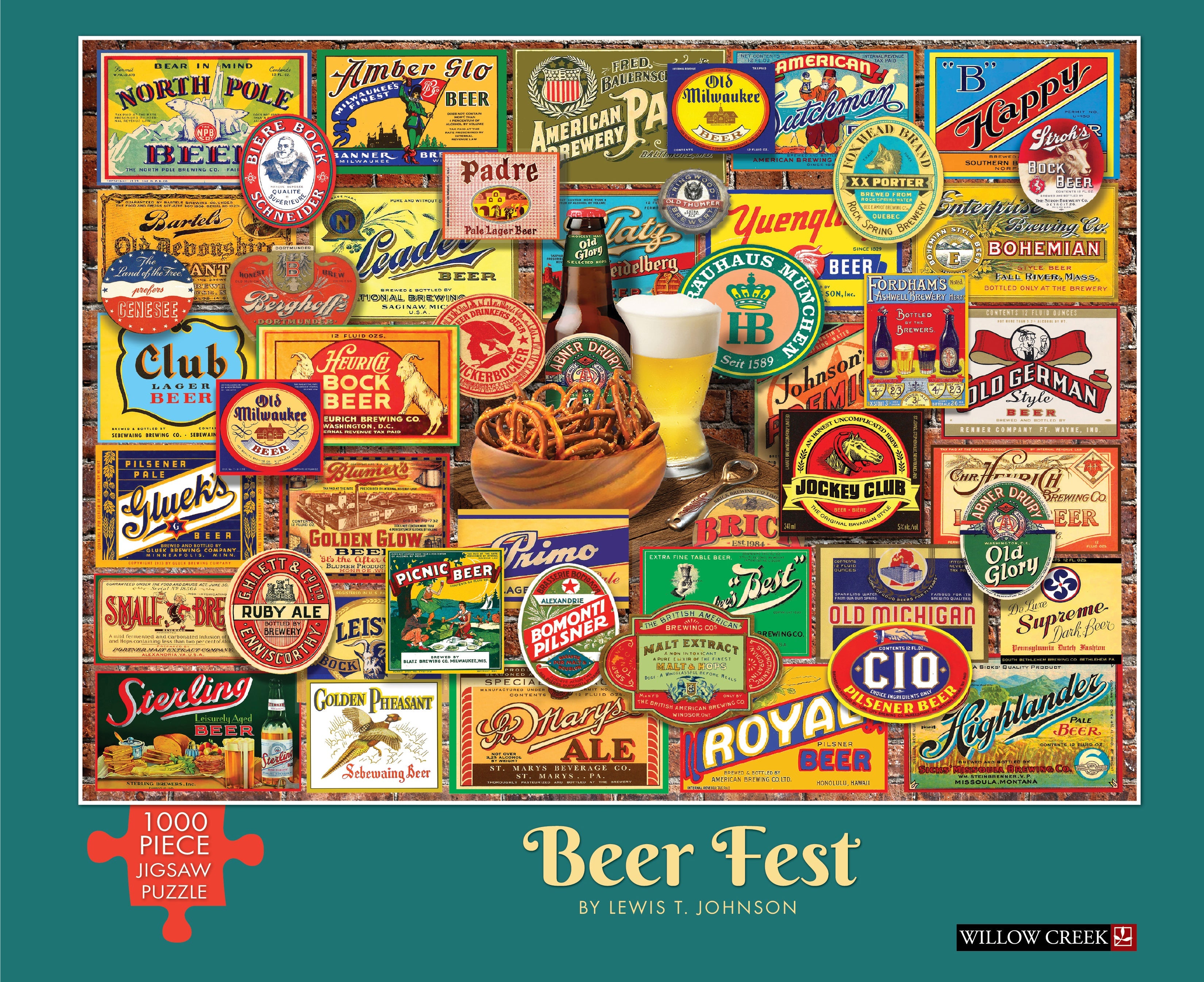 Beer Fest 1000 Piece - Jigsaw Puzzle