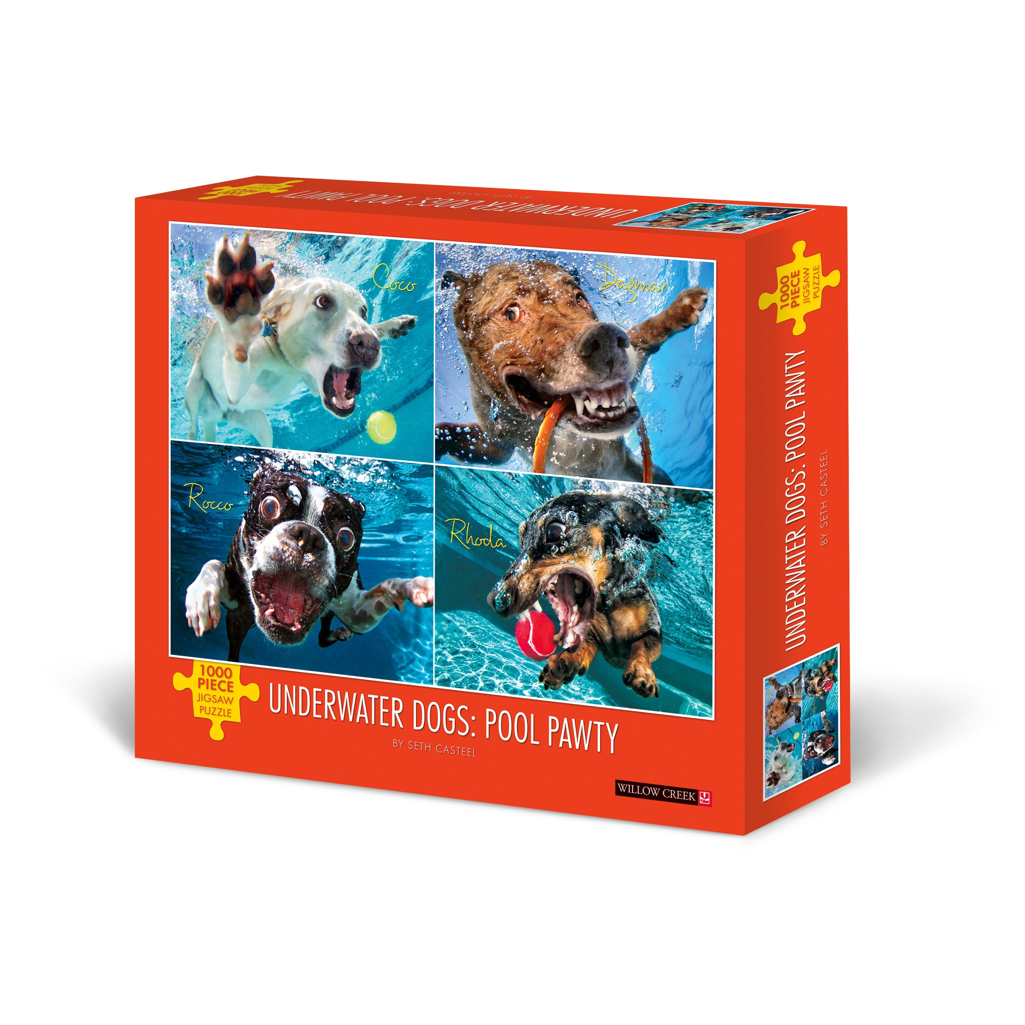 Underwater Dogs: Pool Pawty 1000 Piece - Jigsaw Puzzle