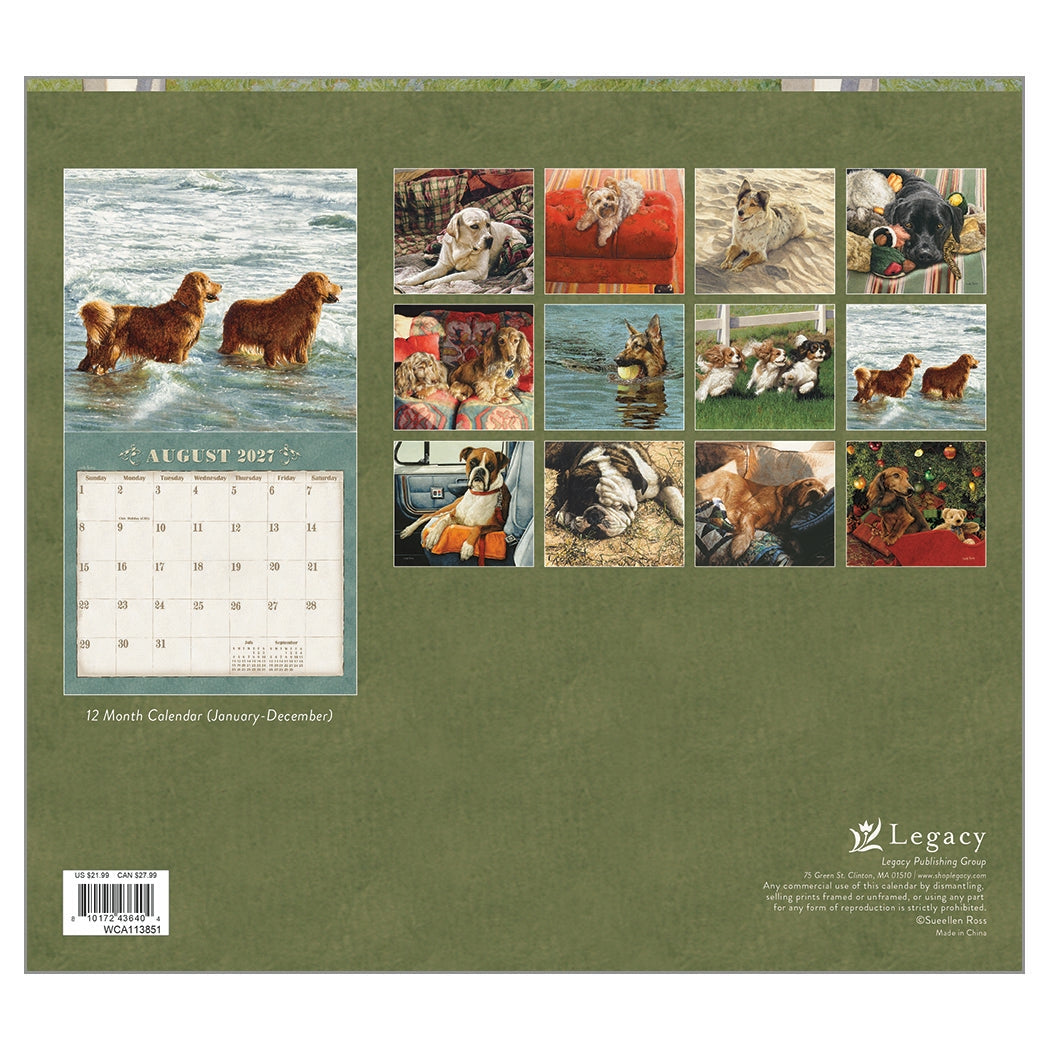 2027 Dogs We Love - Deluxe Wall Calendar by Suren Nersisyan