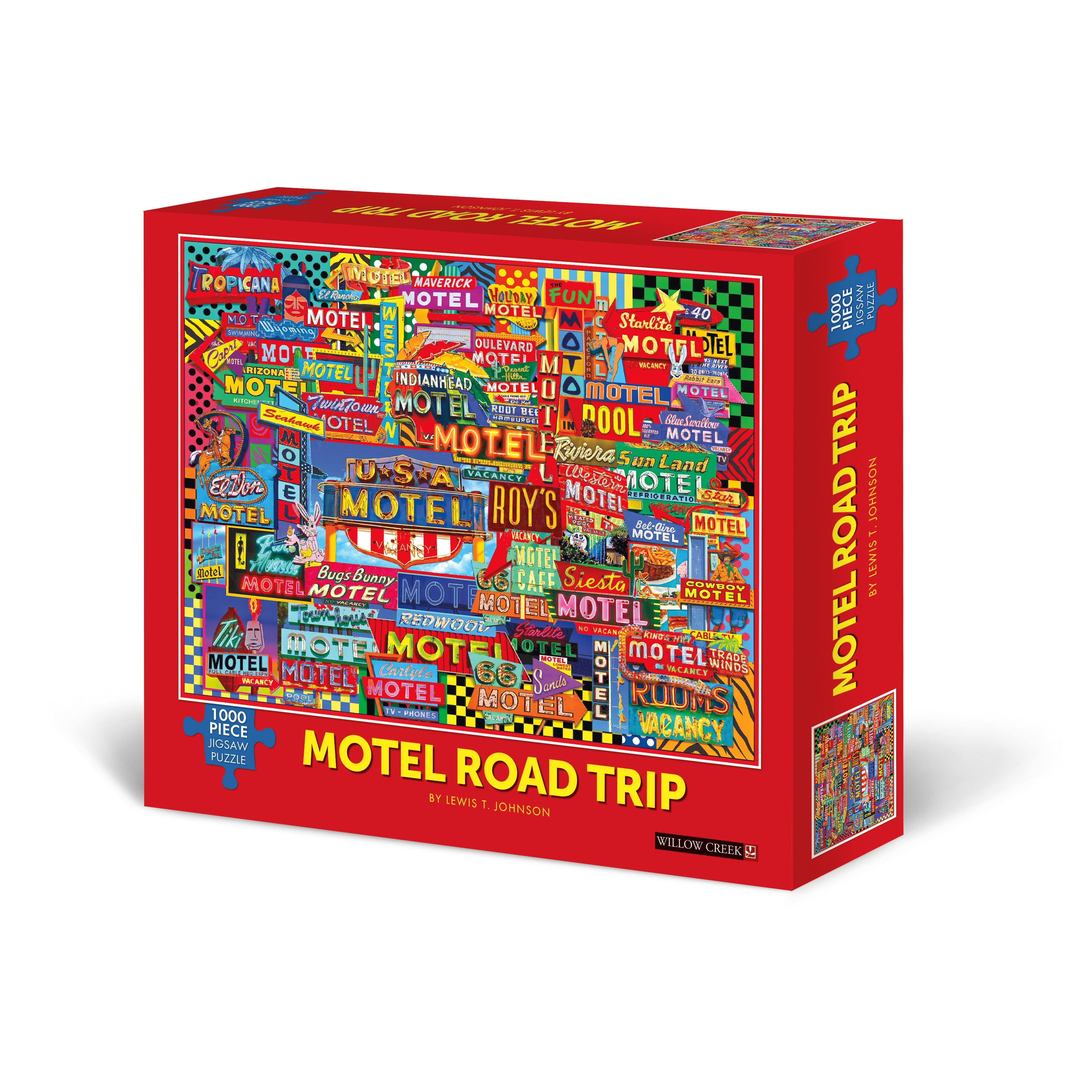 Motel Road Trip 1000 Piece - Jigsaw Puzzle