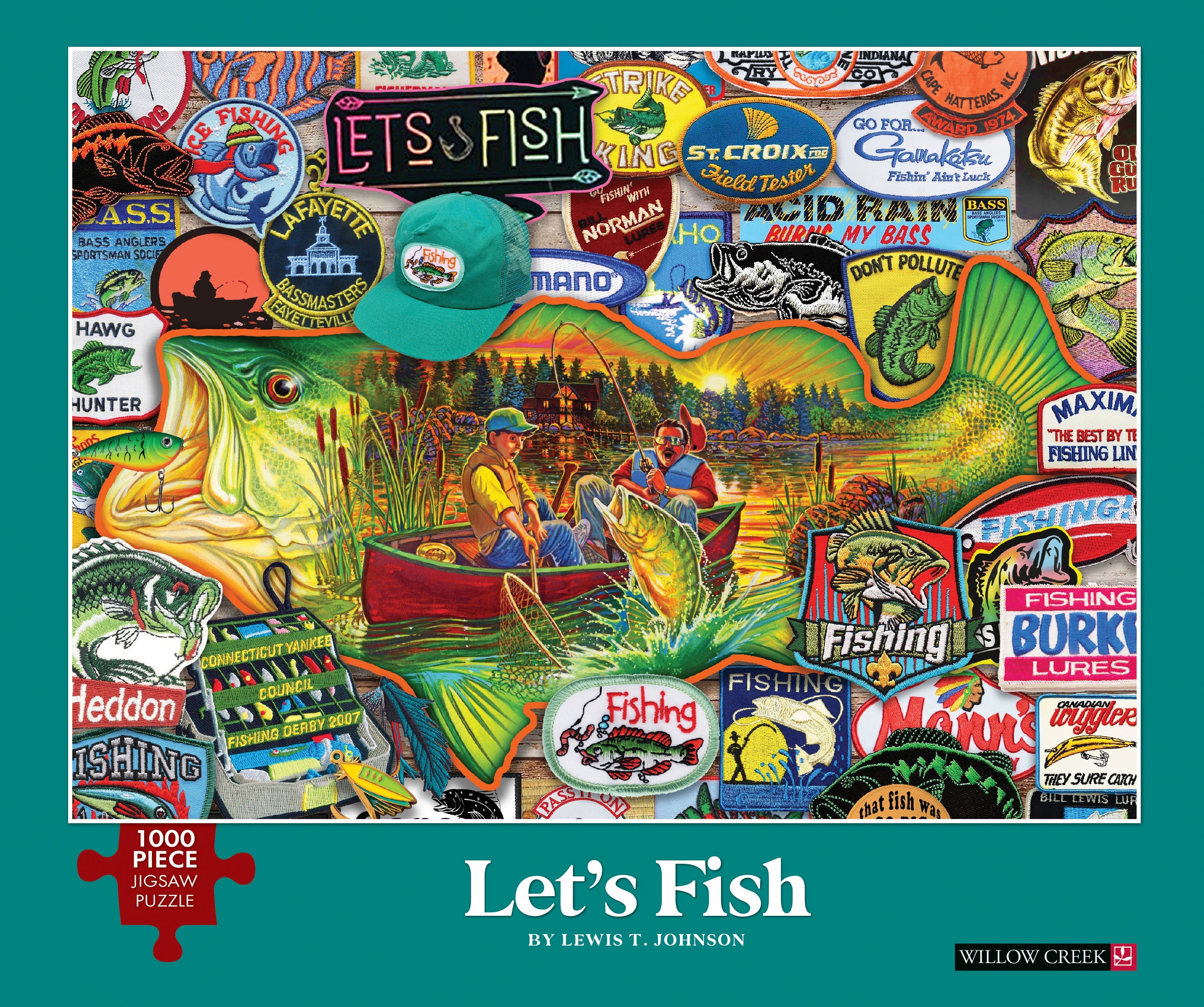 Let's Fish 1000 Piece - Jigsaw Puzzle