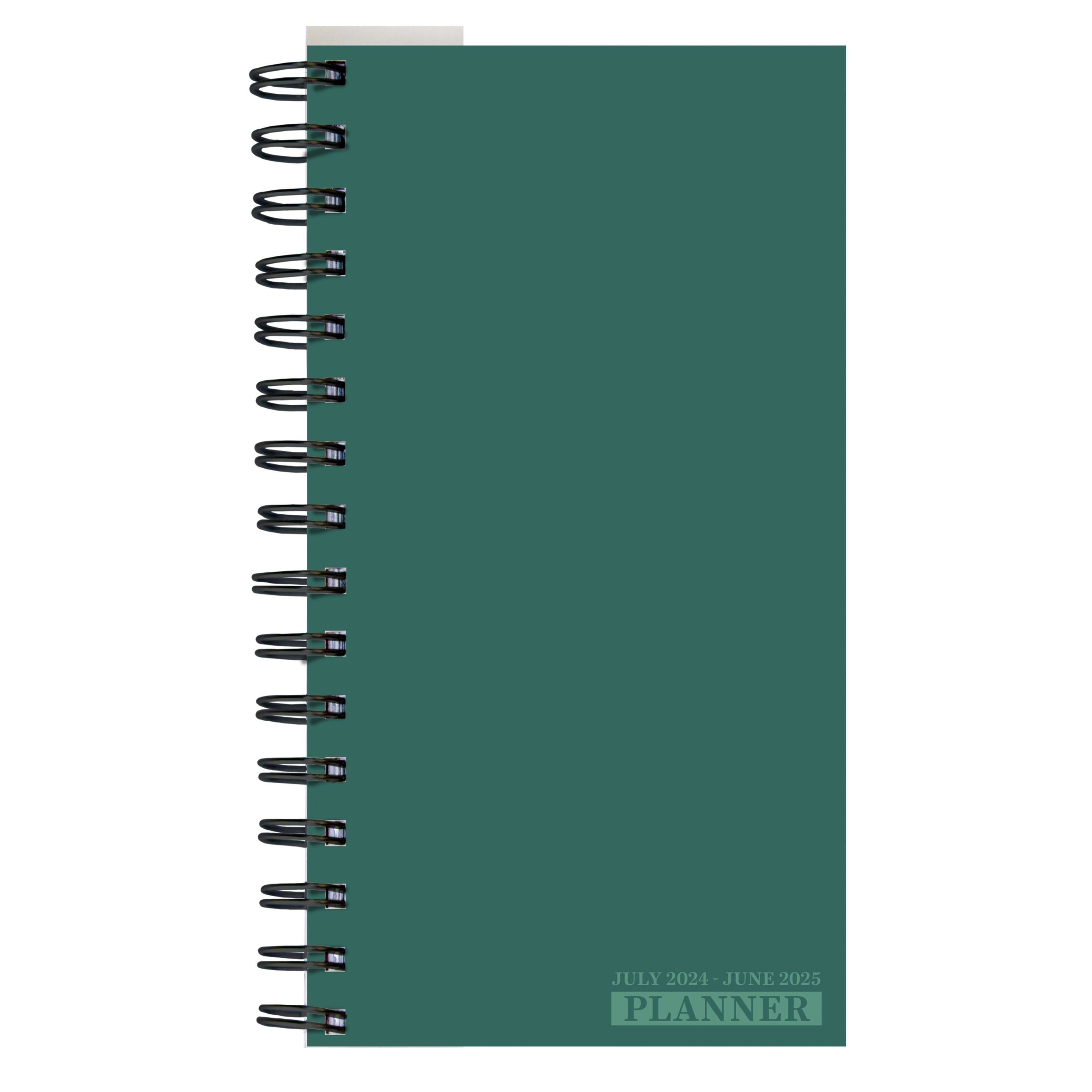 July 2024 - June 2025 Sea Green Small Weekly & Monthly Academic Year Diary/Planner