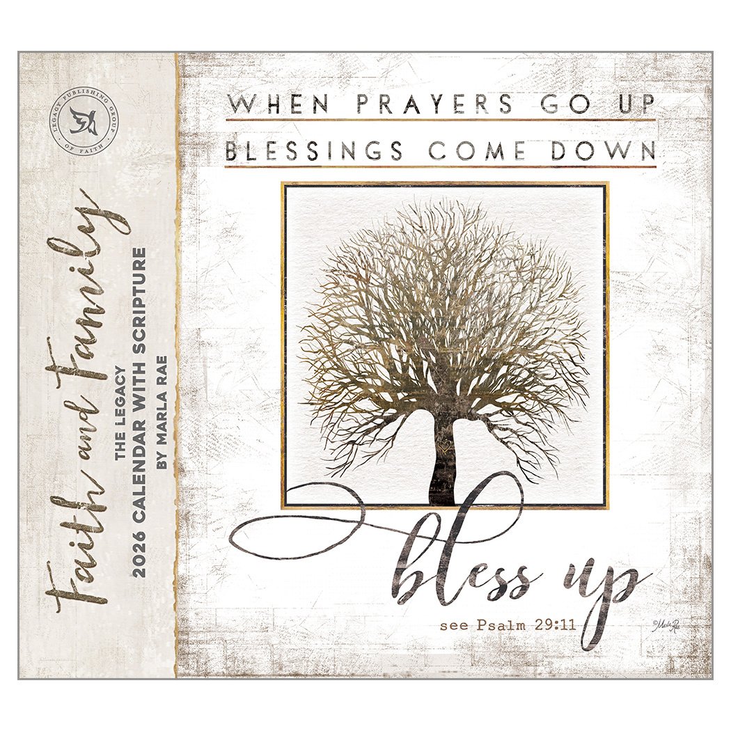 2026 Legacy Faith And Family - Scripture - Deluxe Wall Calendar