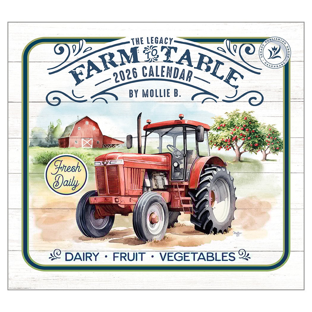2026 Legacy Farm To Table - Deluxe Wall Calendar