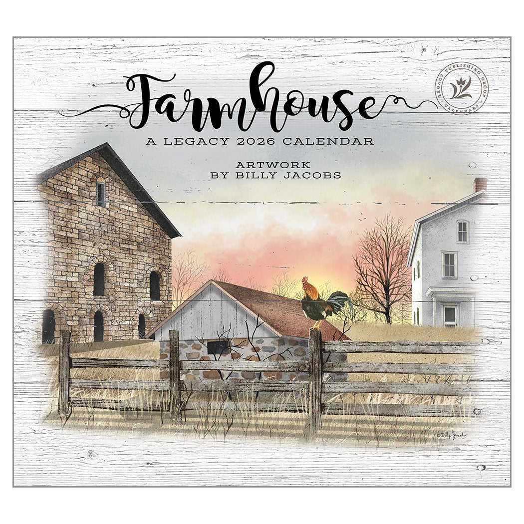 2026 Legacy Farmhouse - Deluxe Wall Calendar