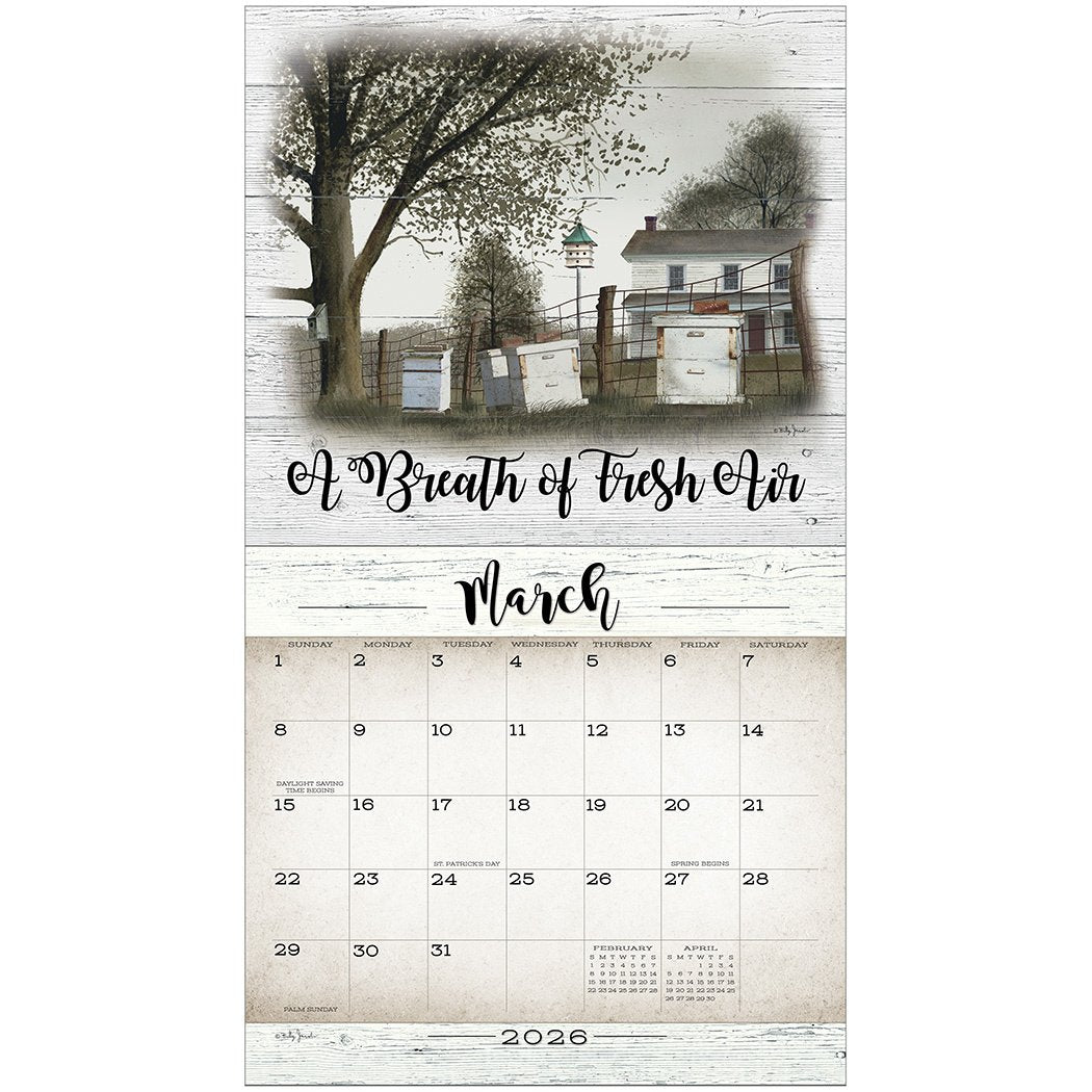 2026 Legacy Farmhouse - Deluxe Wall Calendar