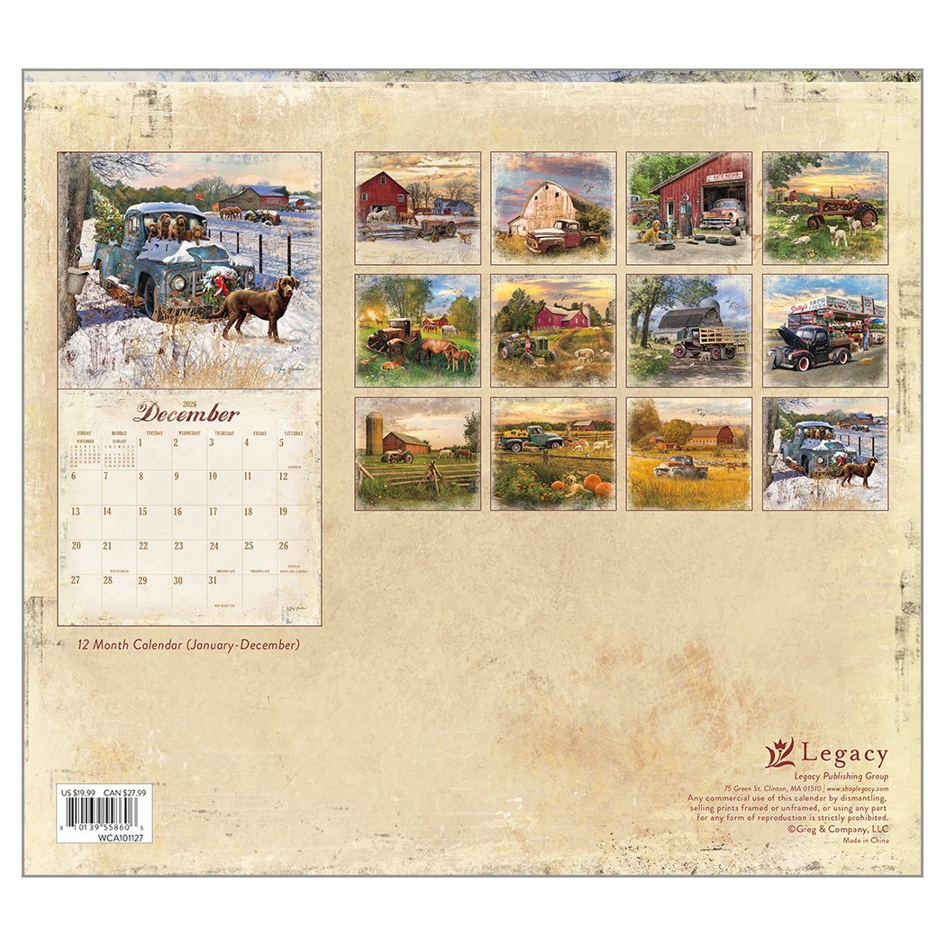 2026 Legacy Heartland - Deluxe Wall Calendar