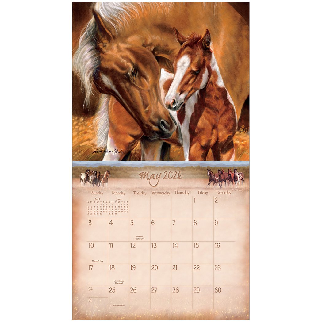 2026 Legacy Horses - Deluxe Wall Calendar