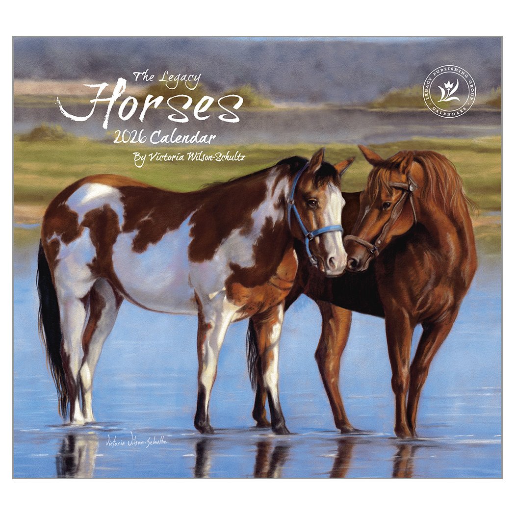 2026 Legacy Horses - Deluxe Wall Calendar