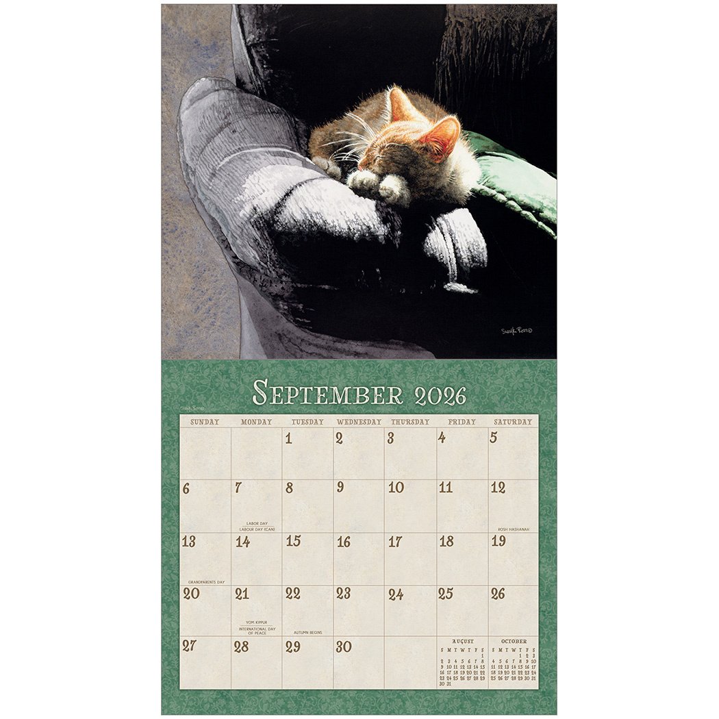 2026 Legacy Kittens - Deluxe Wall Calendar