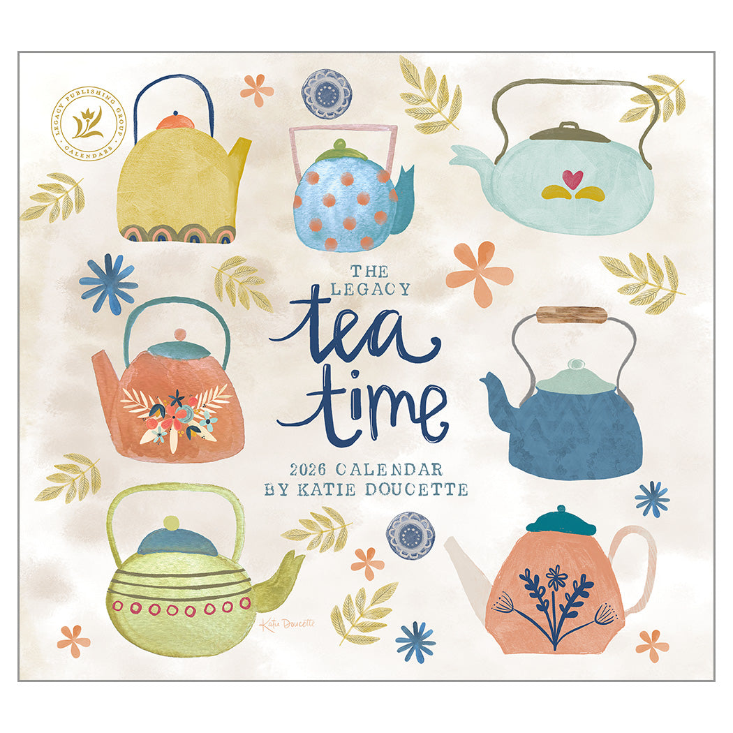 2026 Legacy Tea Time - Deluxe Wall Calendar