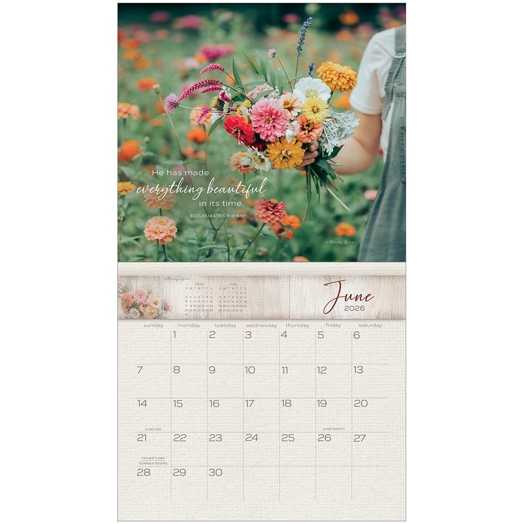 2026 Legacy Living In The Light - Deluxe Wall Calendar