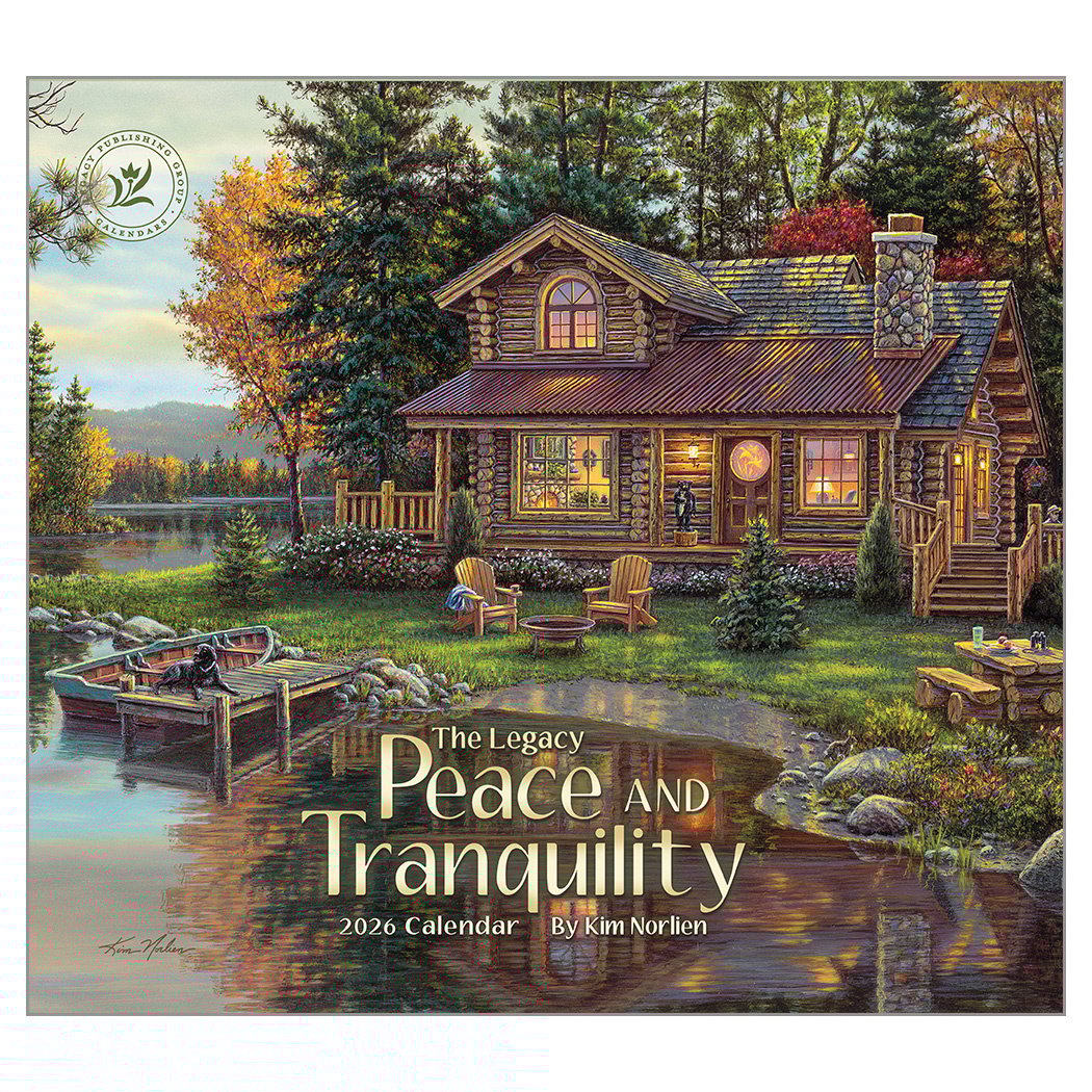 2026 Legacy Peace And Tranquility - Deluxe Wall Calendar